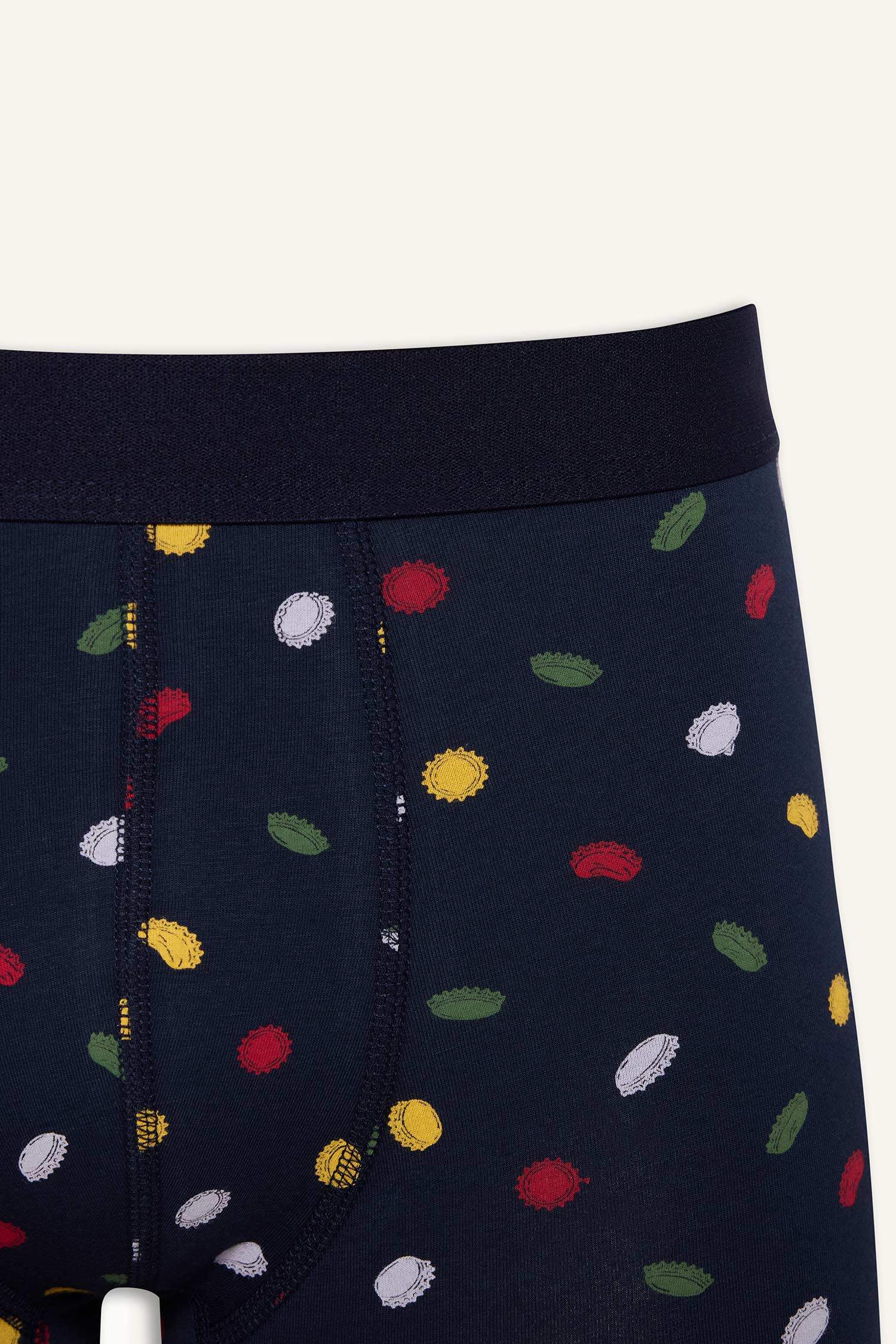 Regular Fit Desenli 3'lü Boxer