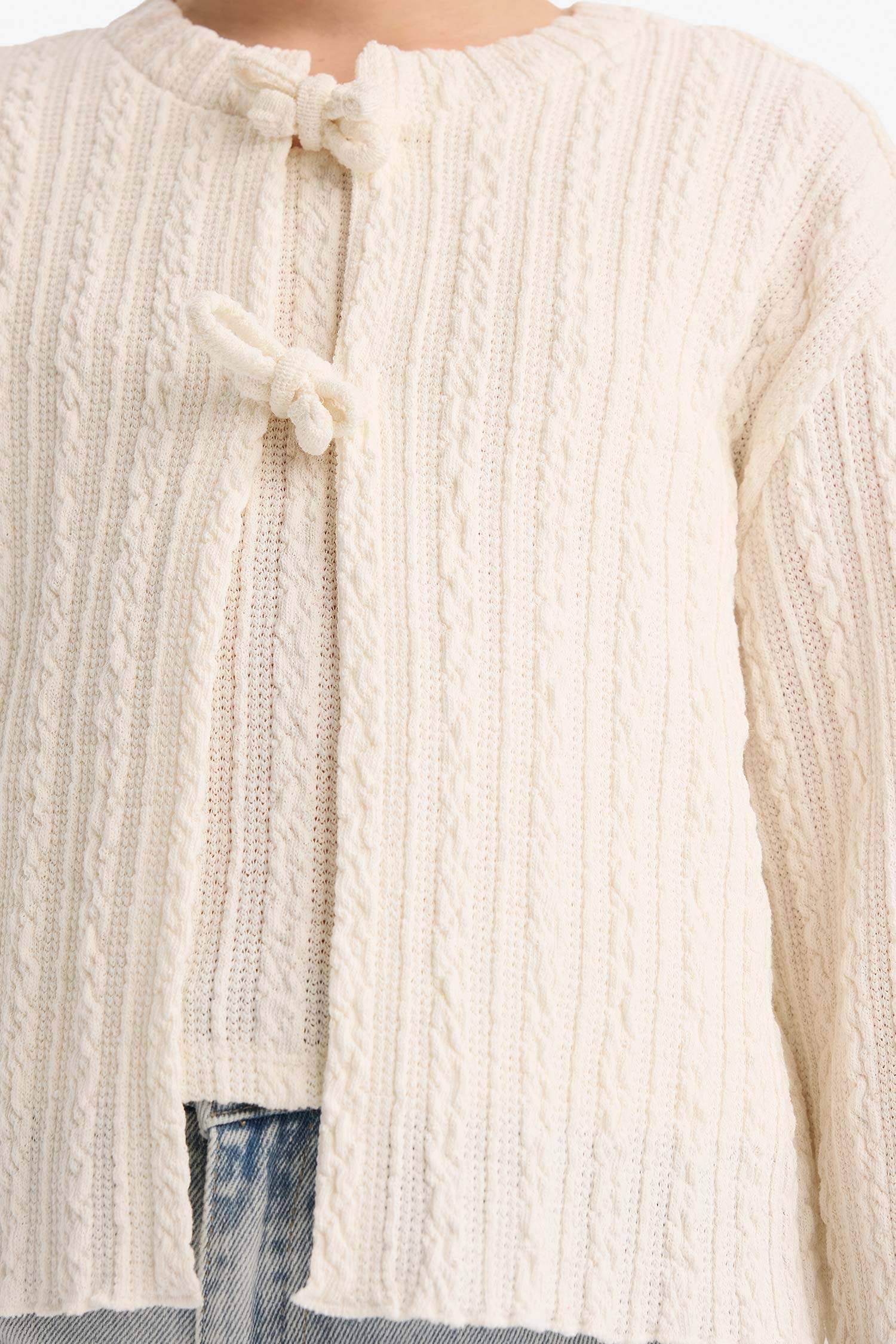 Kız Çocuk 2'li Takım Ribana Hırka Atlet