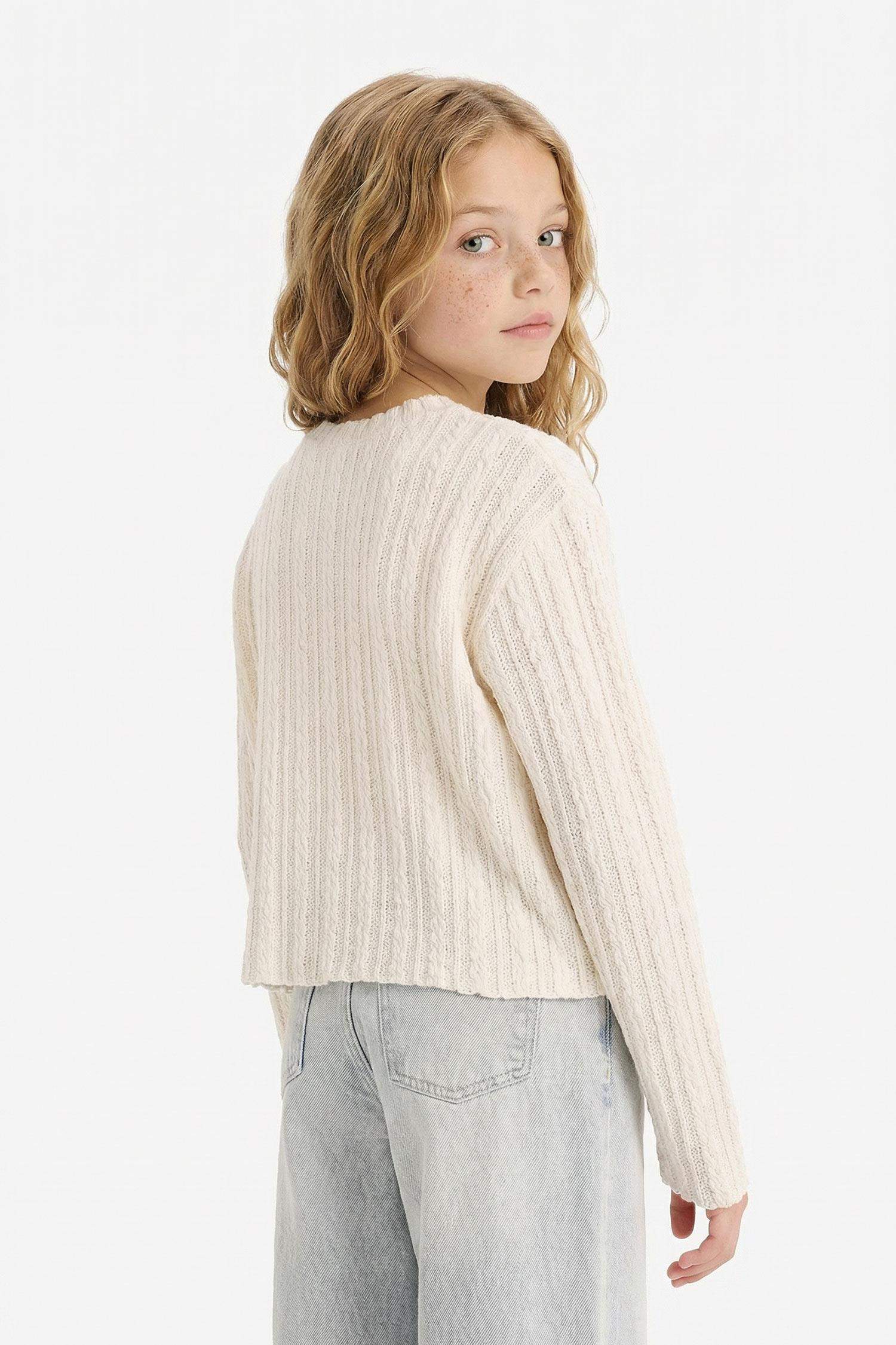 Kız Çocuk 2'li Takım Ribana Hırka Atlet