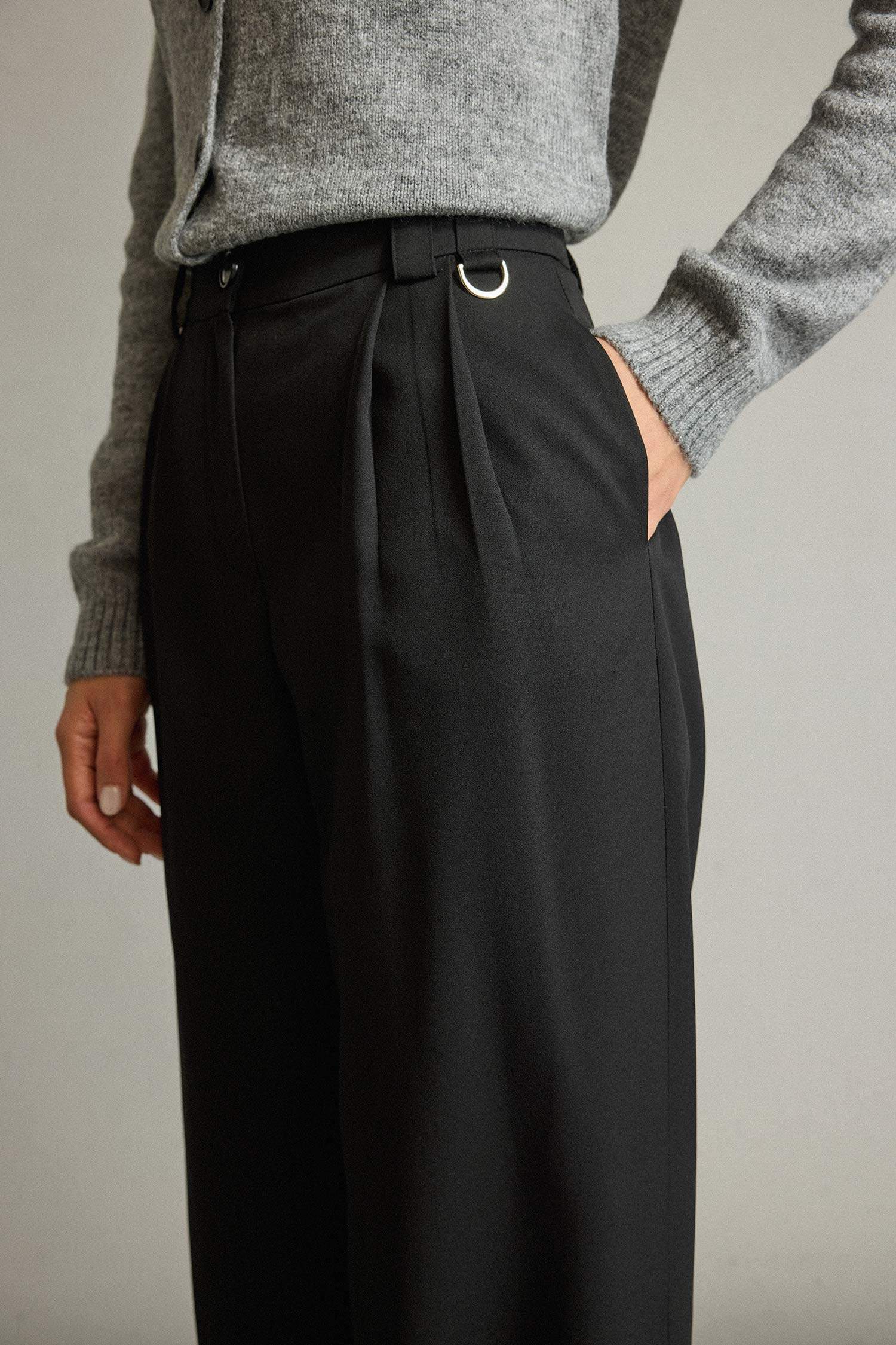 Relax Fit Normal Bel Düz Paça Pantolon