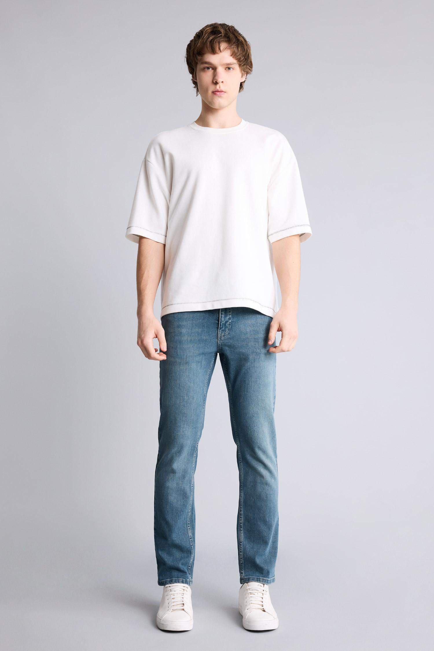 Sergio Regular Fıt Normal Bel Boru Paça Pantolon