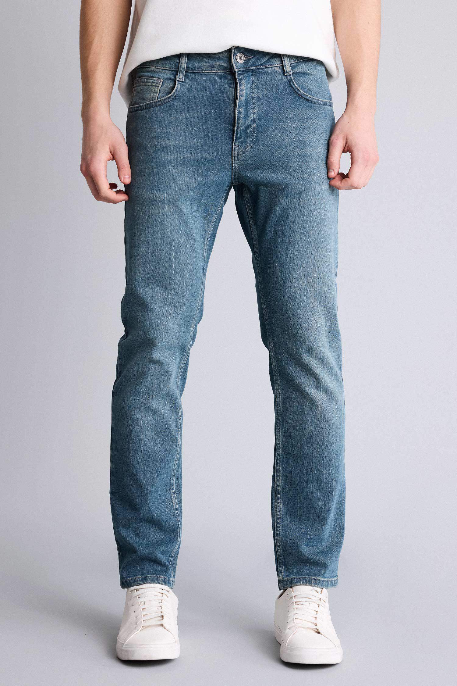 Sergio Regular Fıt Normal Bel Boru Paça Pantolon - Görsel 4