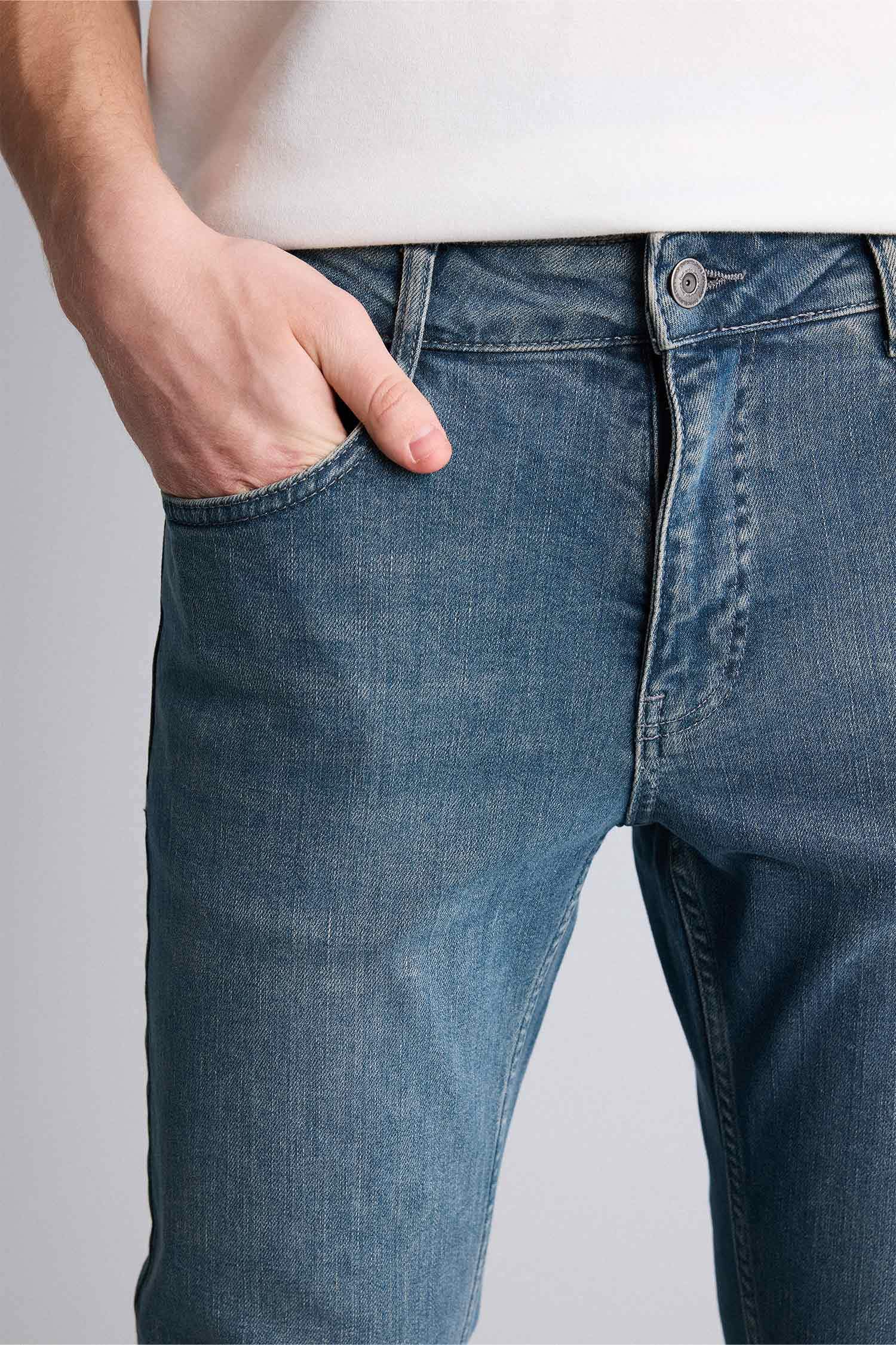 Sergio Regular Fıt Normal Bel Boru Paça Pantolon - Görsel 5