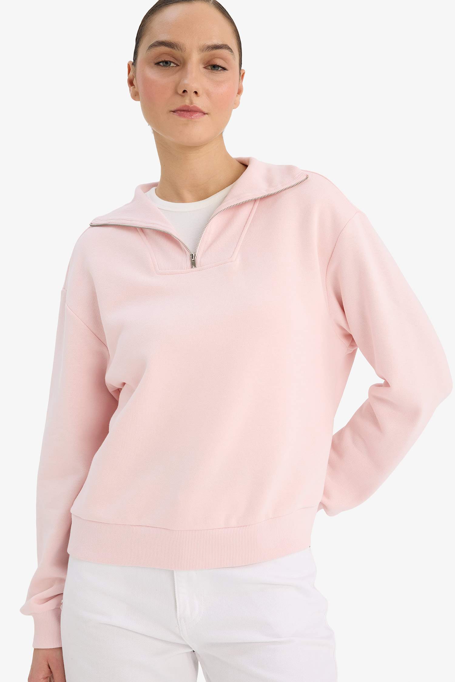 Regular Fit Basic Sweatshirt