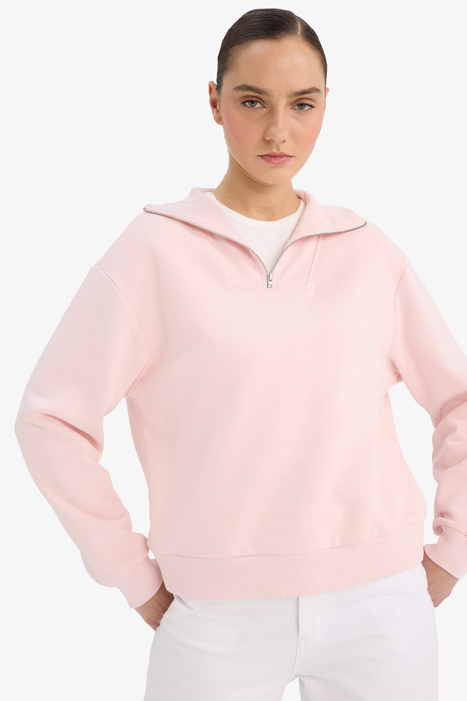 Regular Fit Basic Sweatshirt