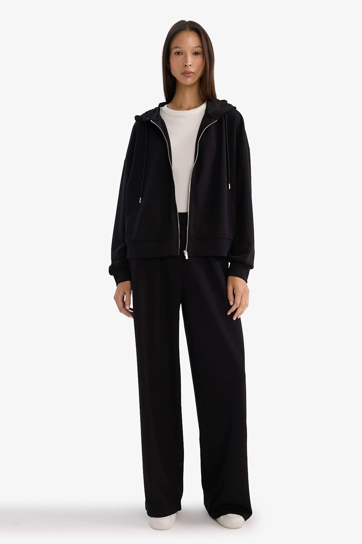 Wide Leg Cepli Eşofman Altı