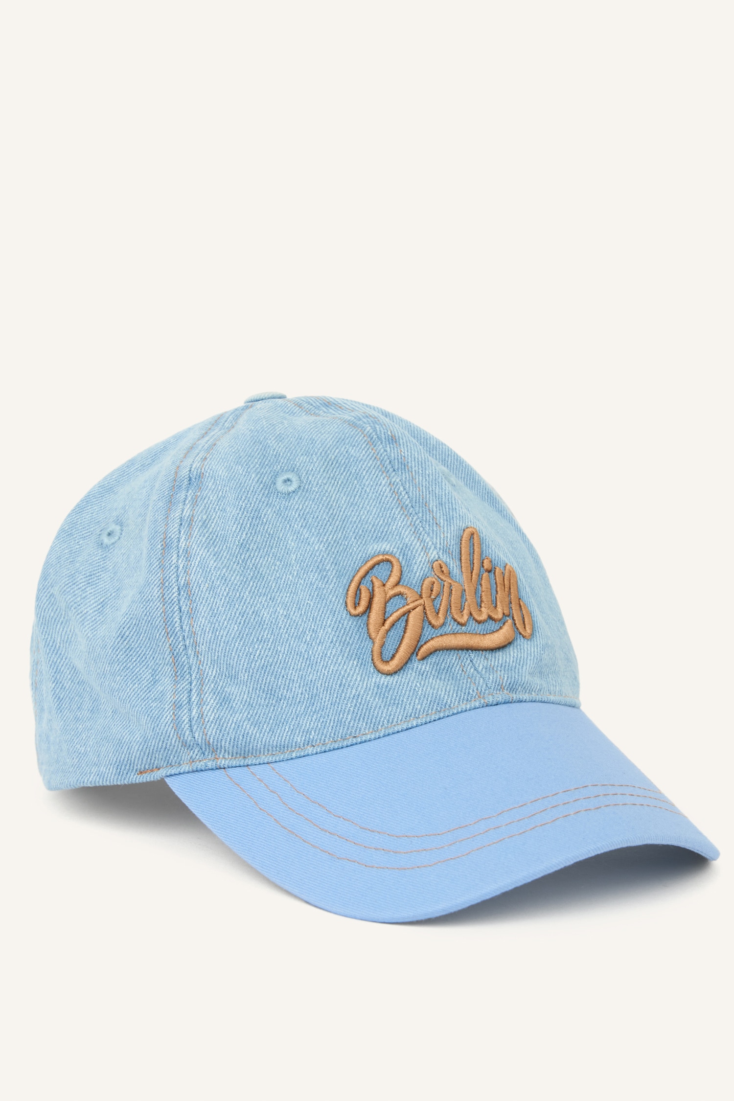 DeFacto Erkek Nakışlı Jean Cap Şapka görsel 2