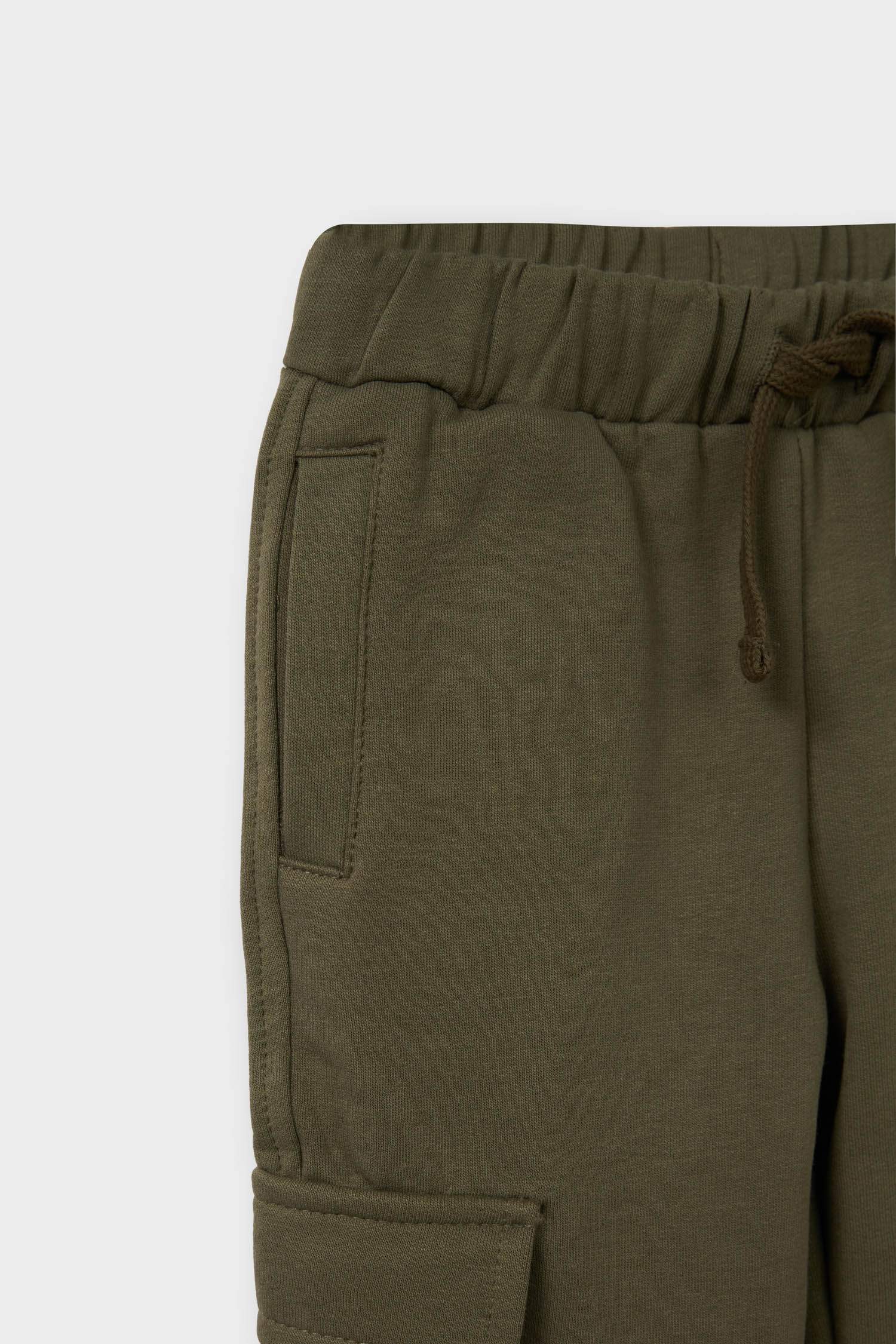 Erkek Bebek Dokuma Etiketli Beli Lastikli Eşofman Altı