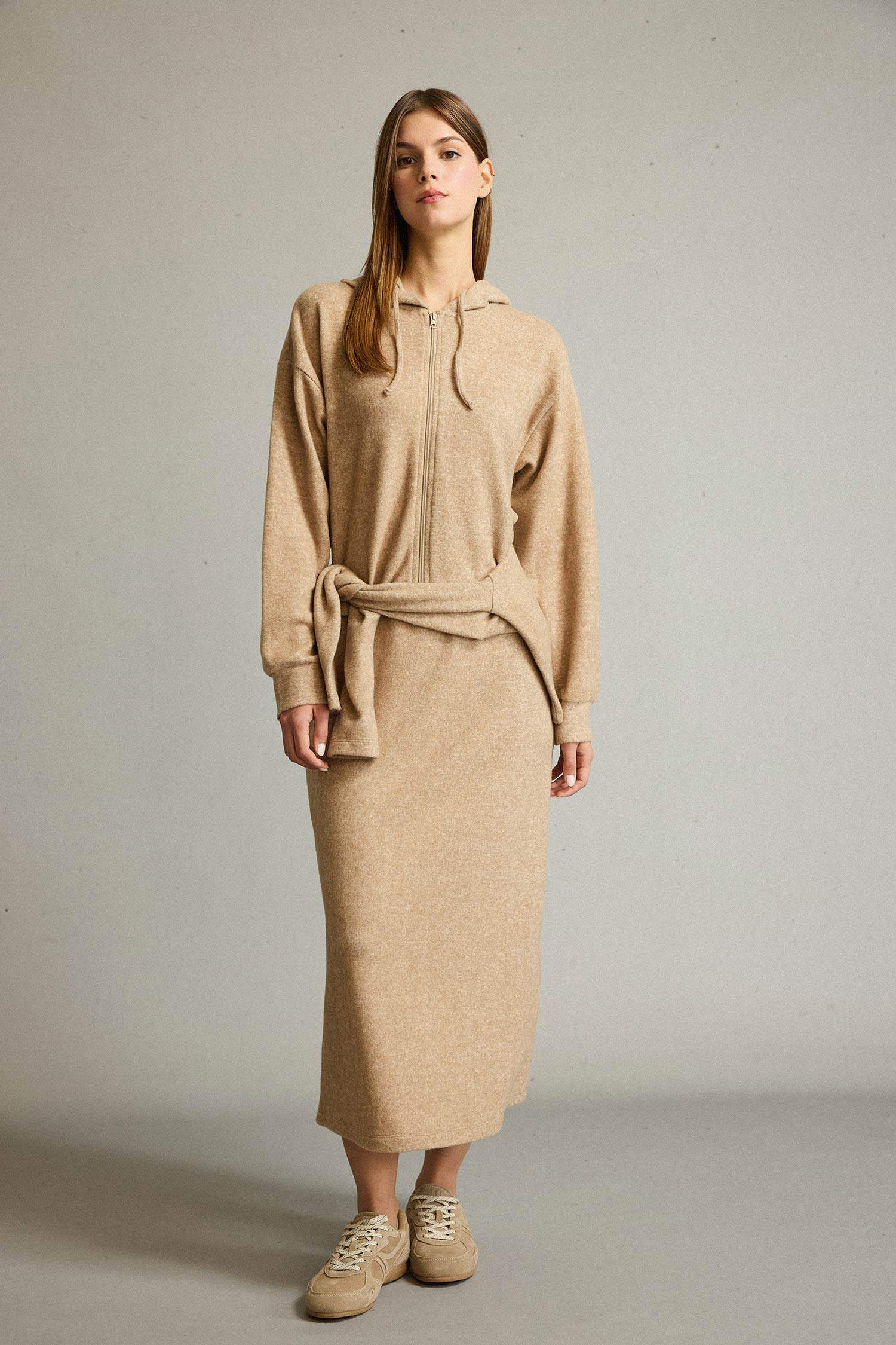 Beli Lastikli Maxi Etek