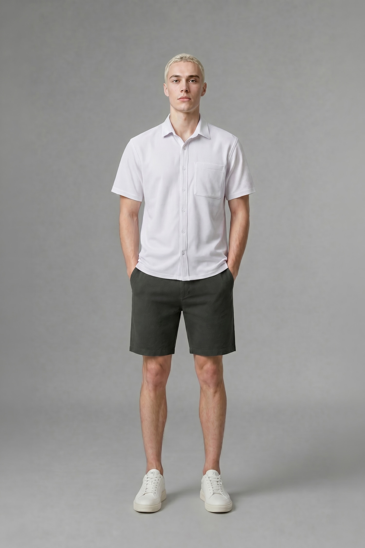 DeFacto %100 Pamuk Relaxed Fit Bermuda Şort
