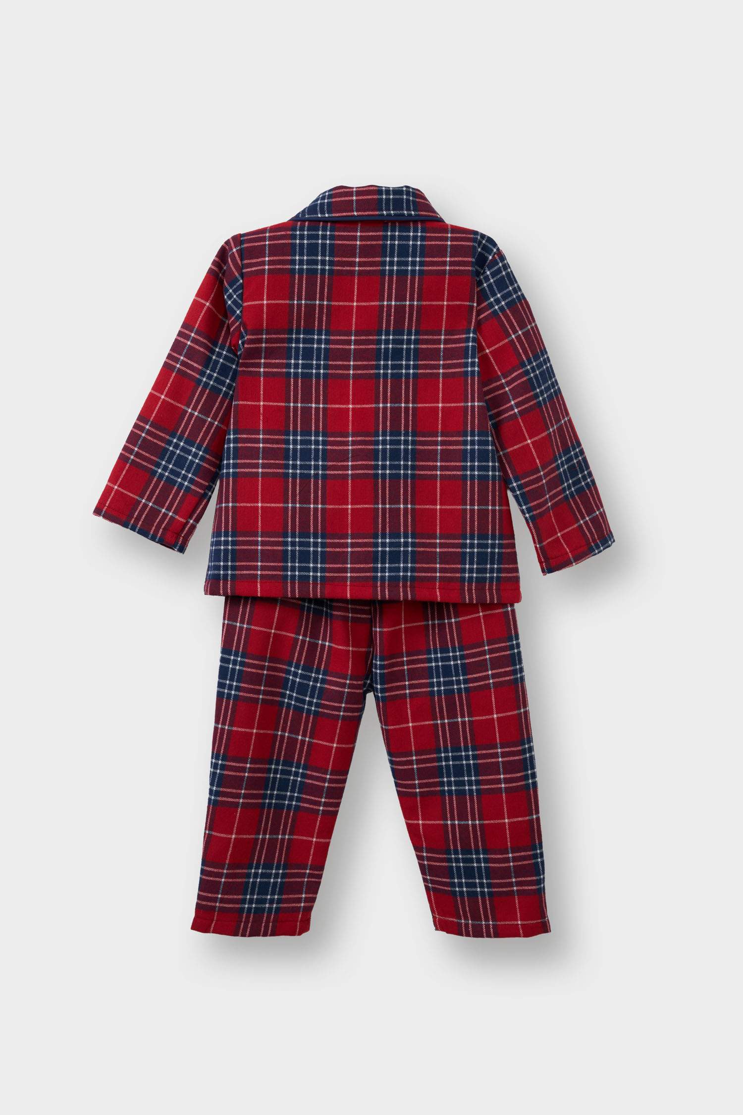 2 piece Regular Fit Plaid Woven Pajamas