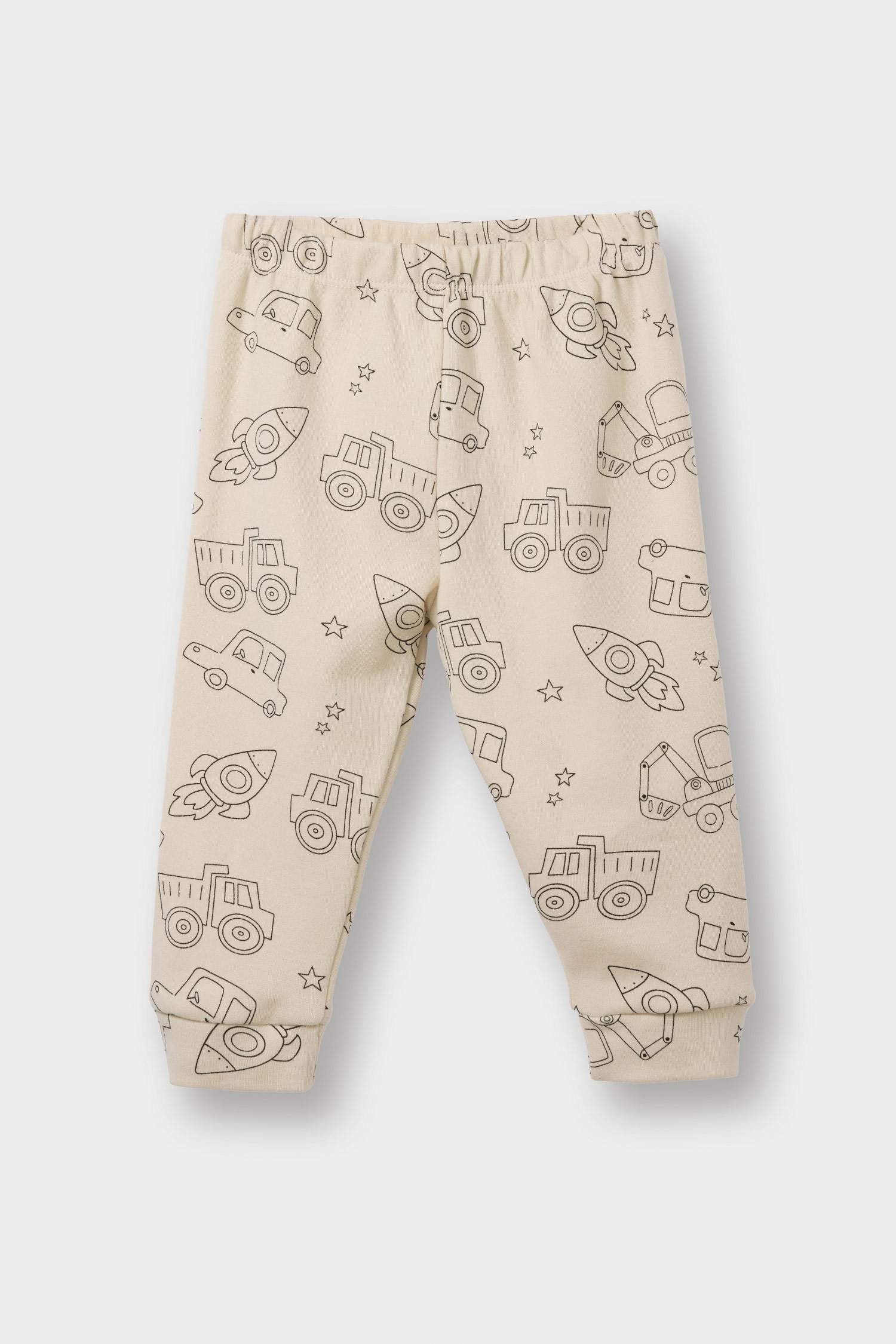 2 piece Regular Fit Printed Knitted Pyjamas