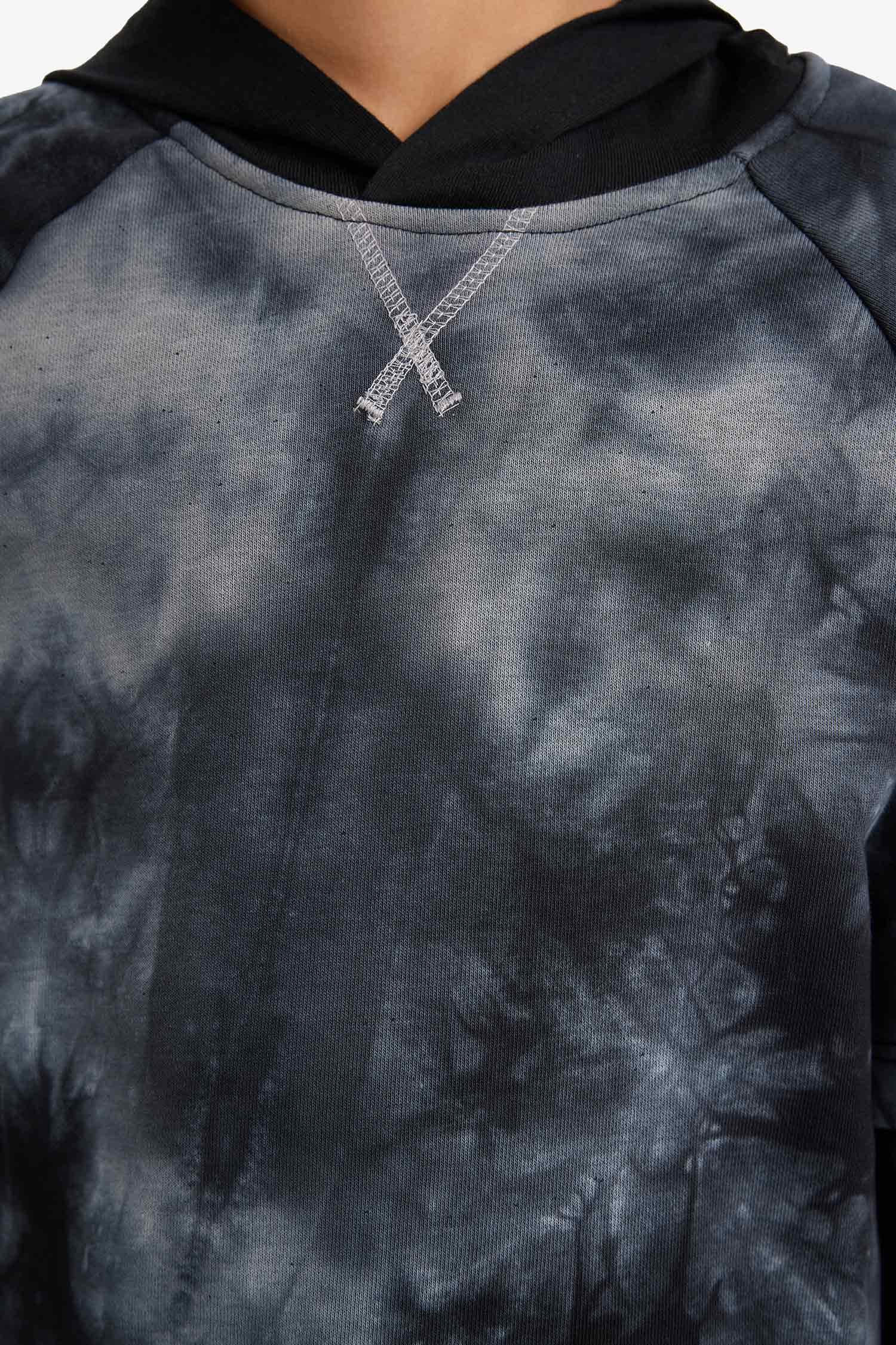 Regular Fit Printed Hooded Sweatshirt