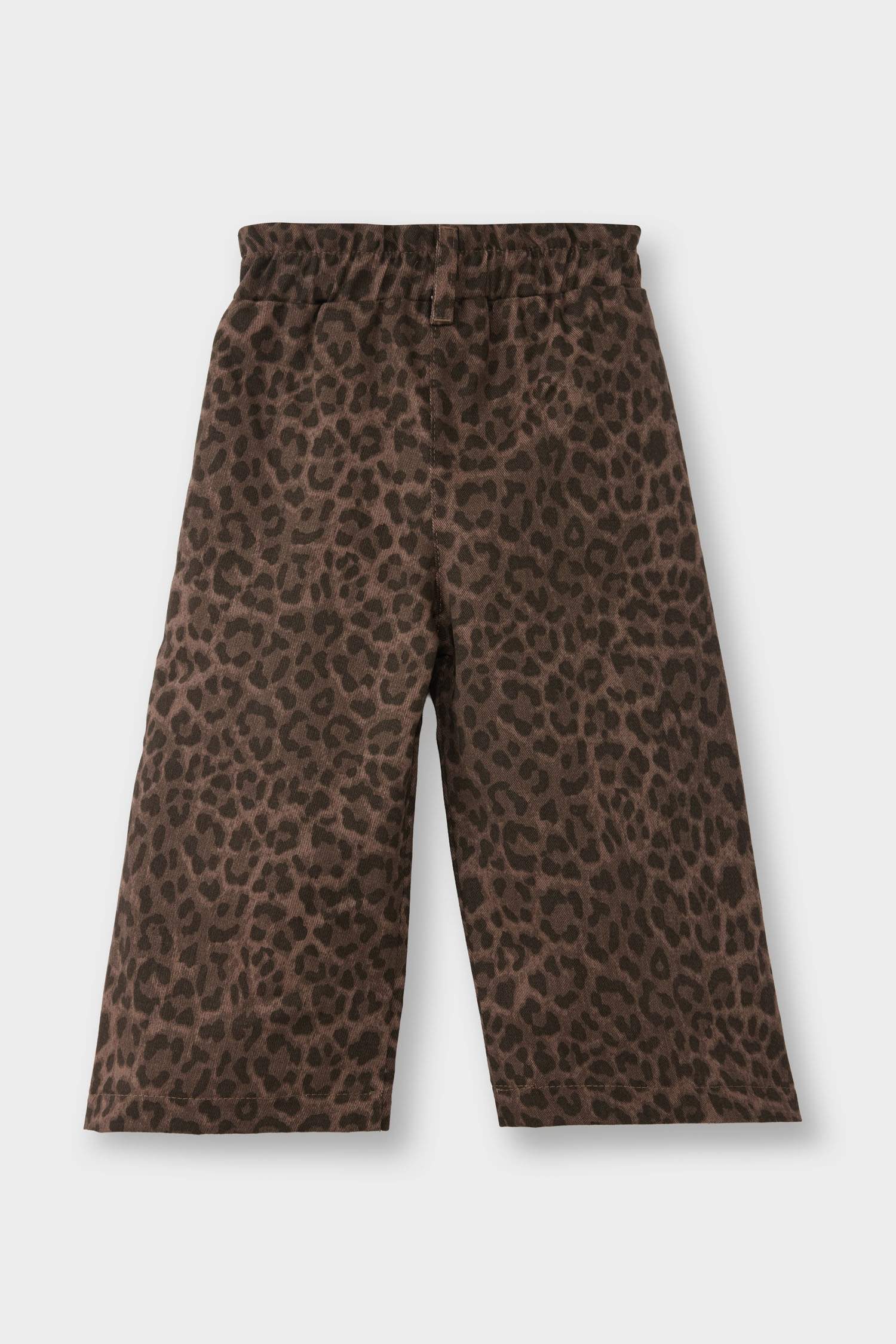 Kız Bebek Leopar Desenli Gabardin Pantolon