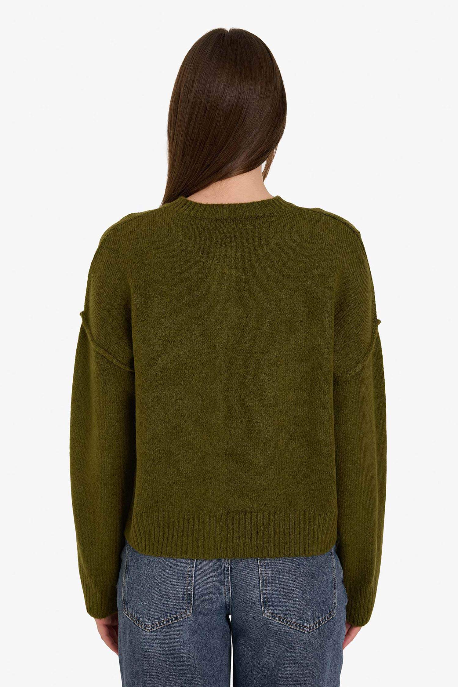 Regular Fit Bisiklet Yaka Düğmeli Hırka