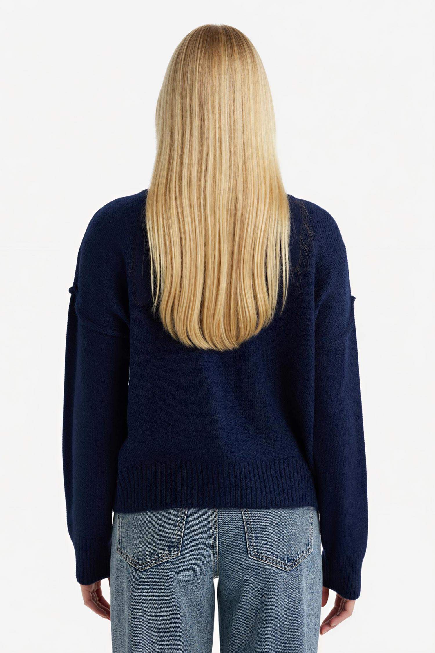 Regular Fit Bisiklet Yaka Düğmeli Hırka