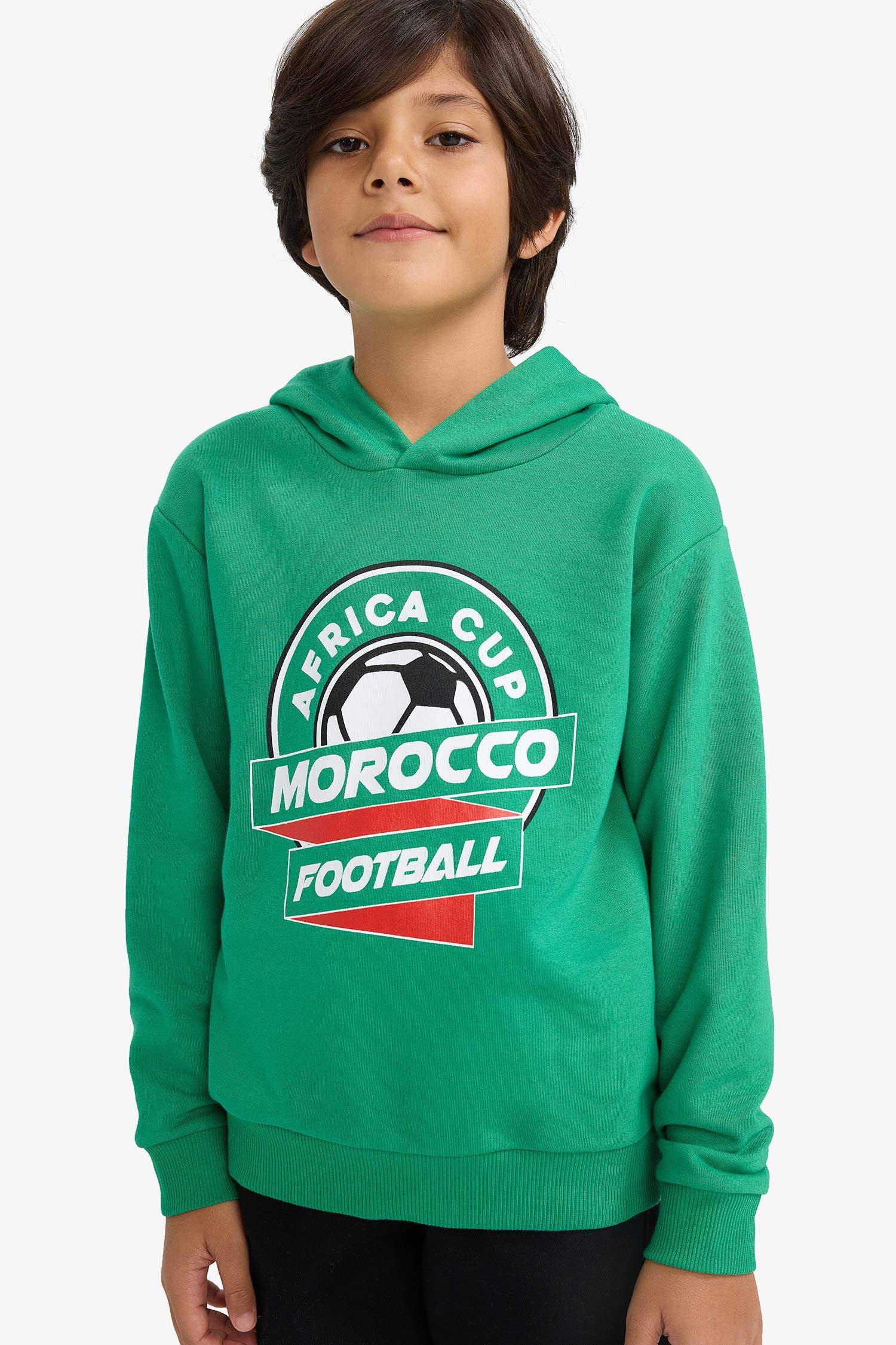 Sweatshirt imprimé à col rond pour garçon