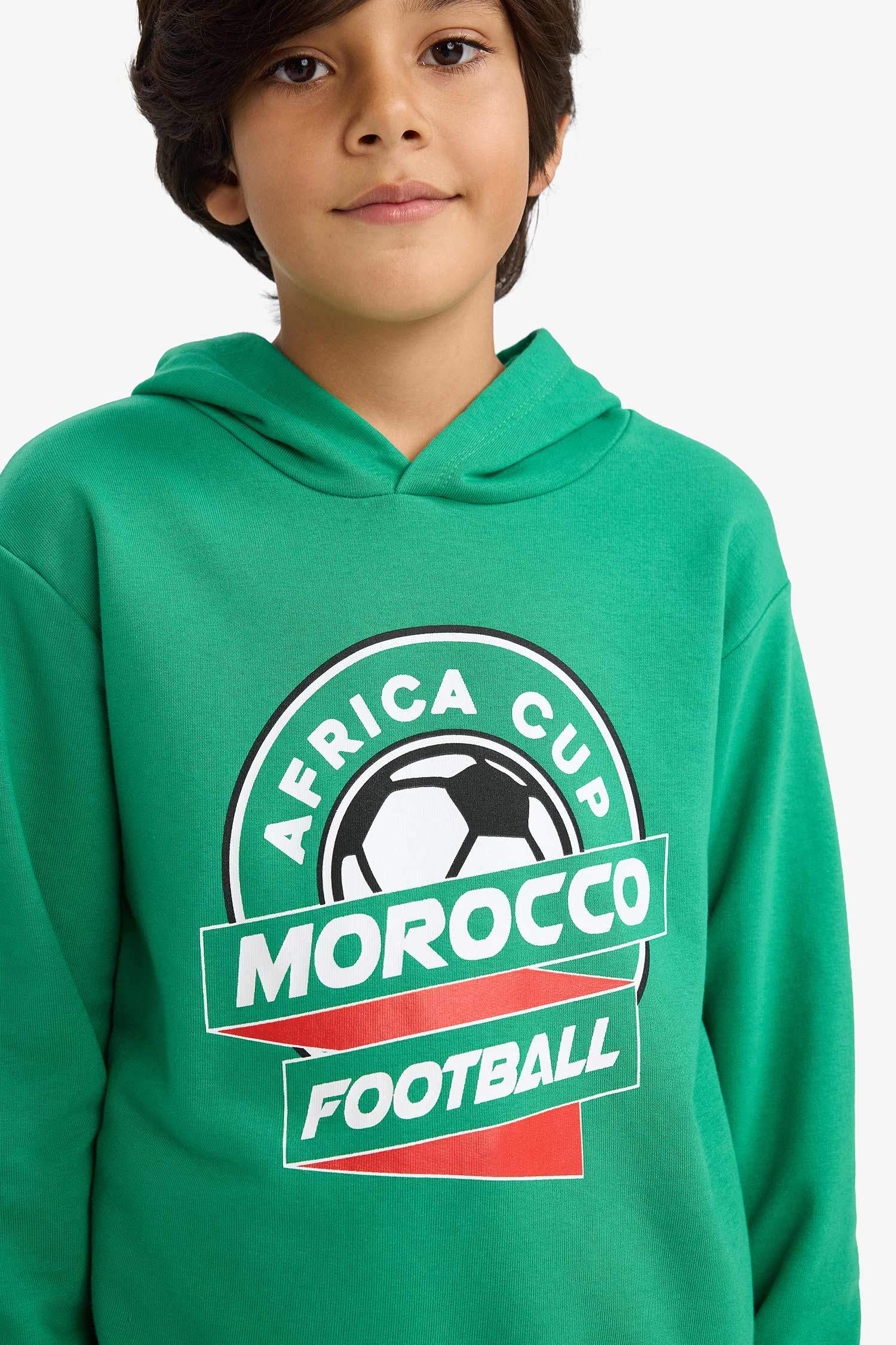 Sweatshirt imprimé à col rond pour garçon