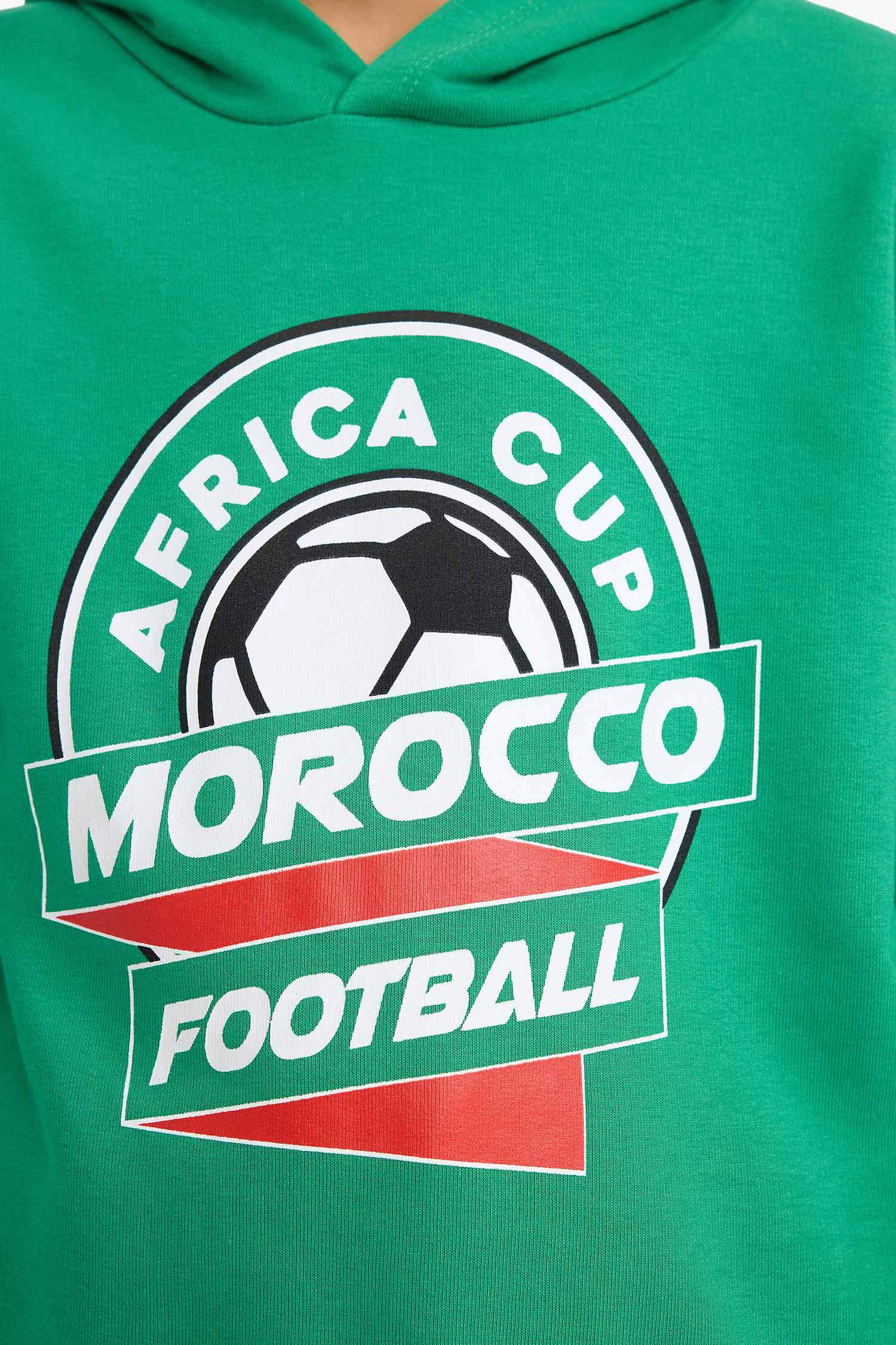 Sweatshirt imprimé à col rond pour garçon