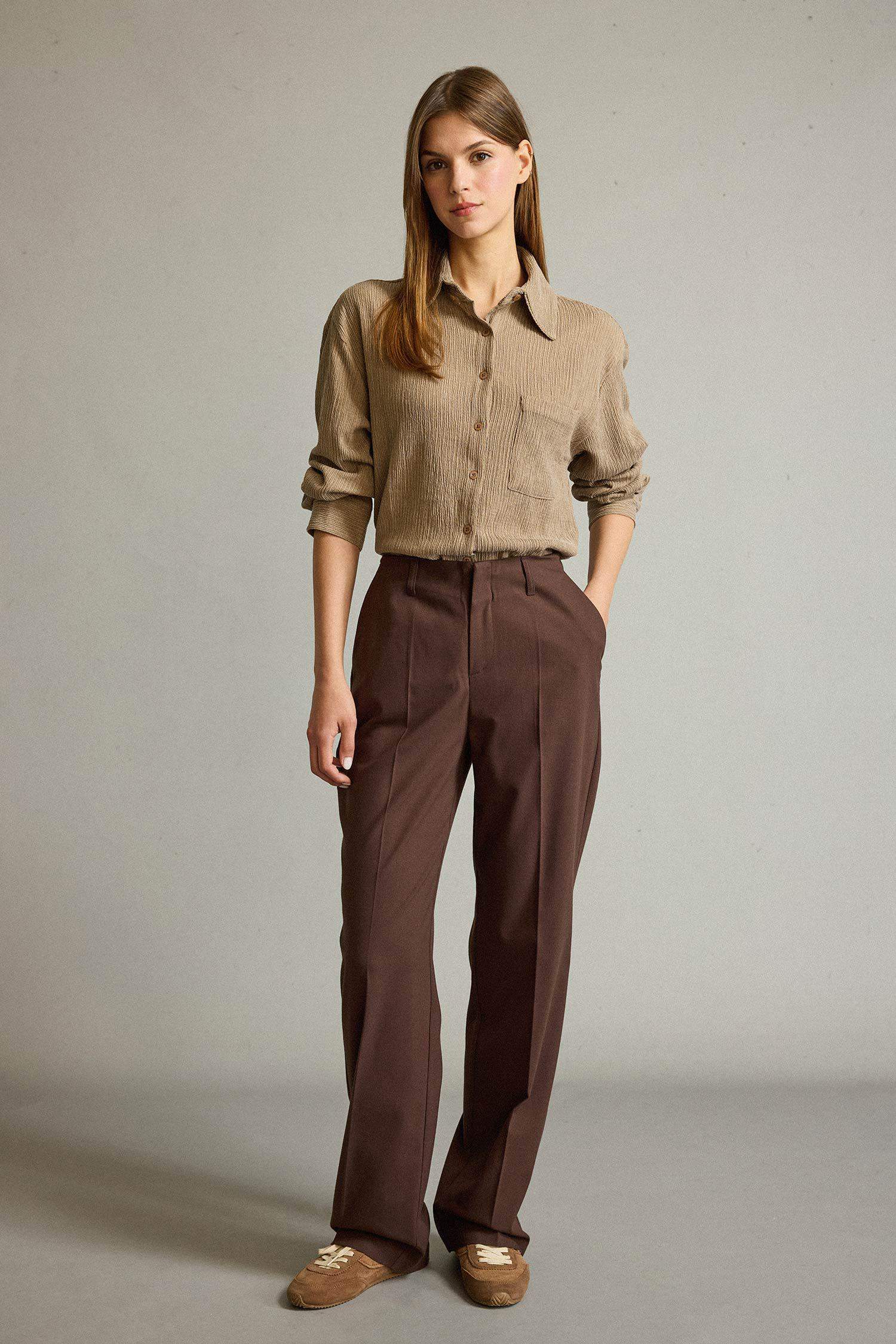 Regular Fit Uzun Kollu Gömlek