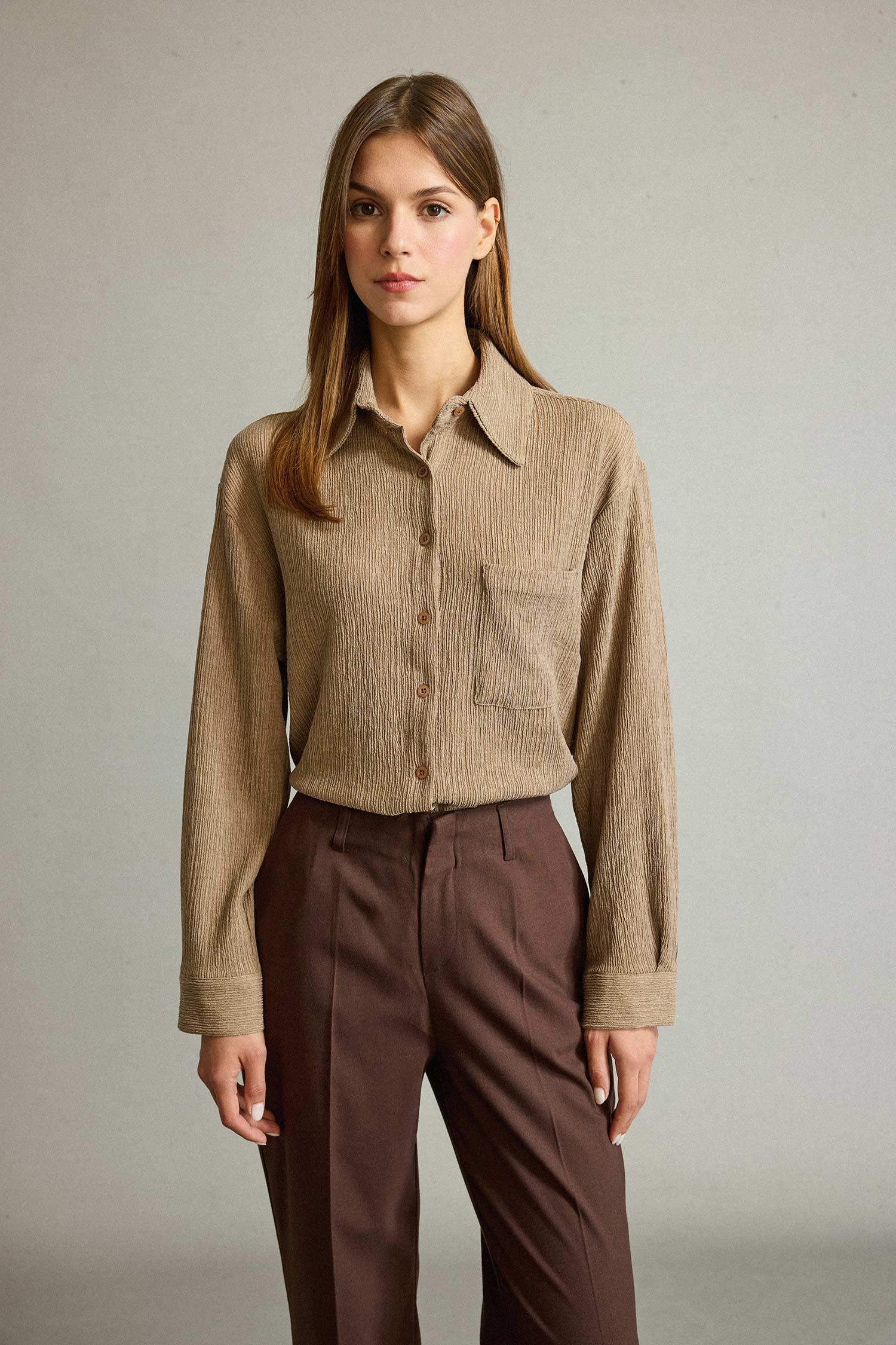 Regular Fit Uzun Kollu Gömlek