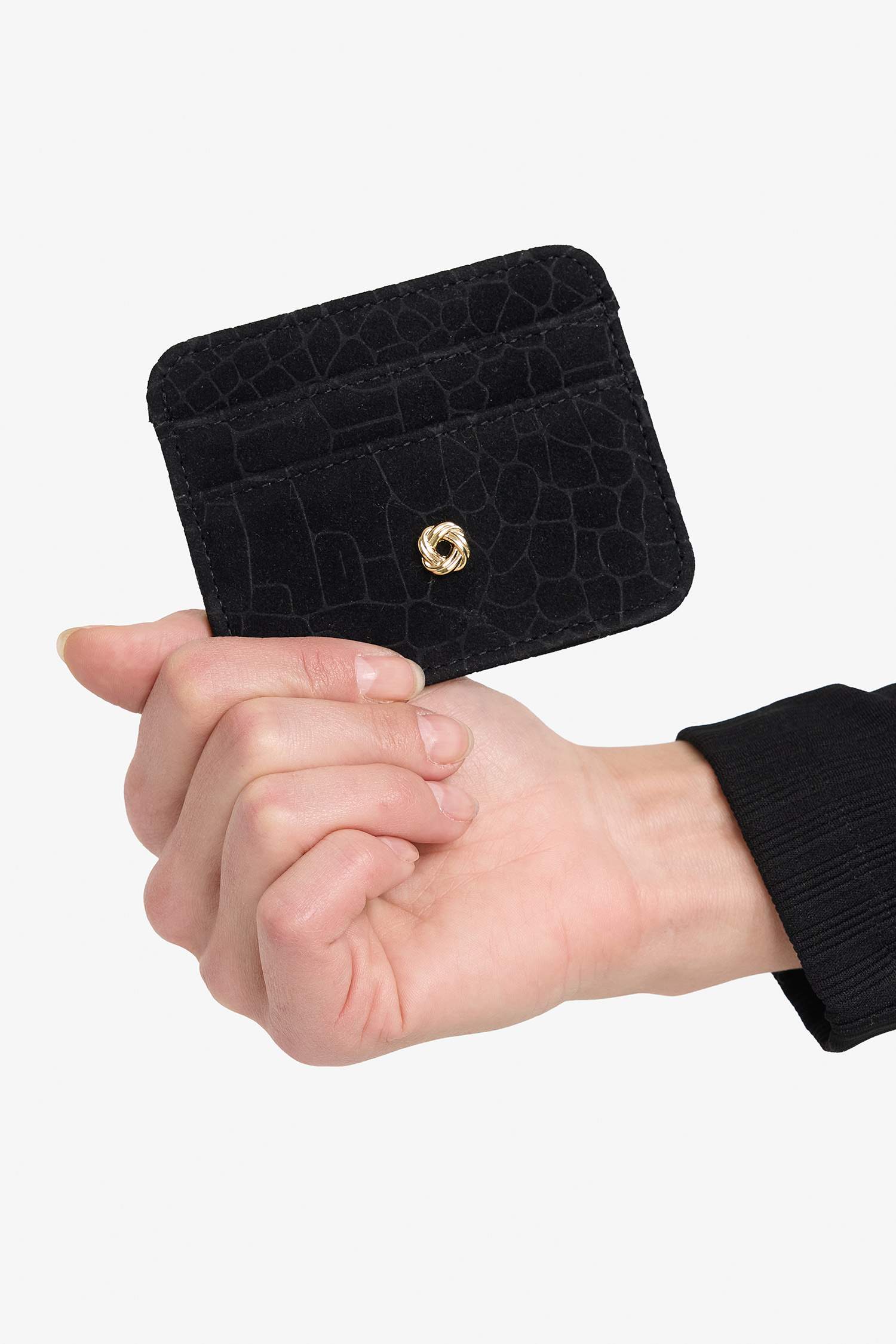 Woman Suede Card Holder