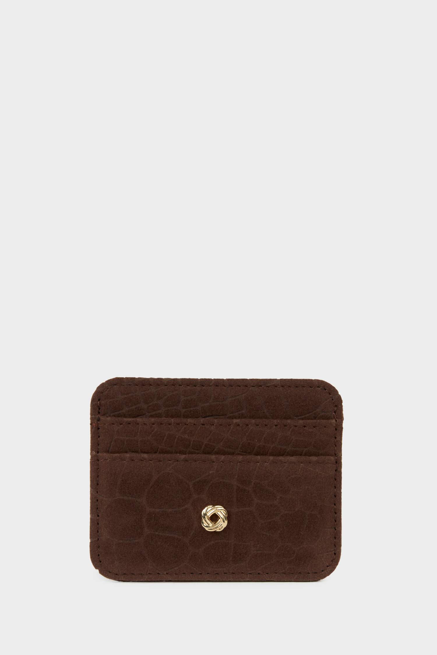 Woman Suede Card Holder