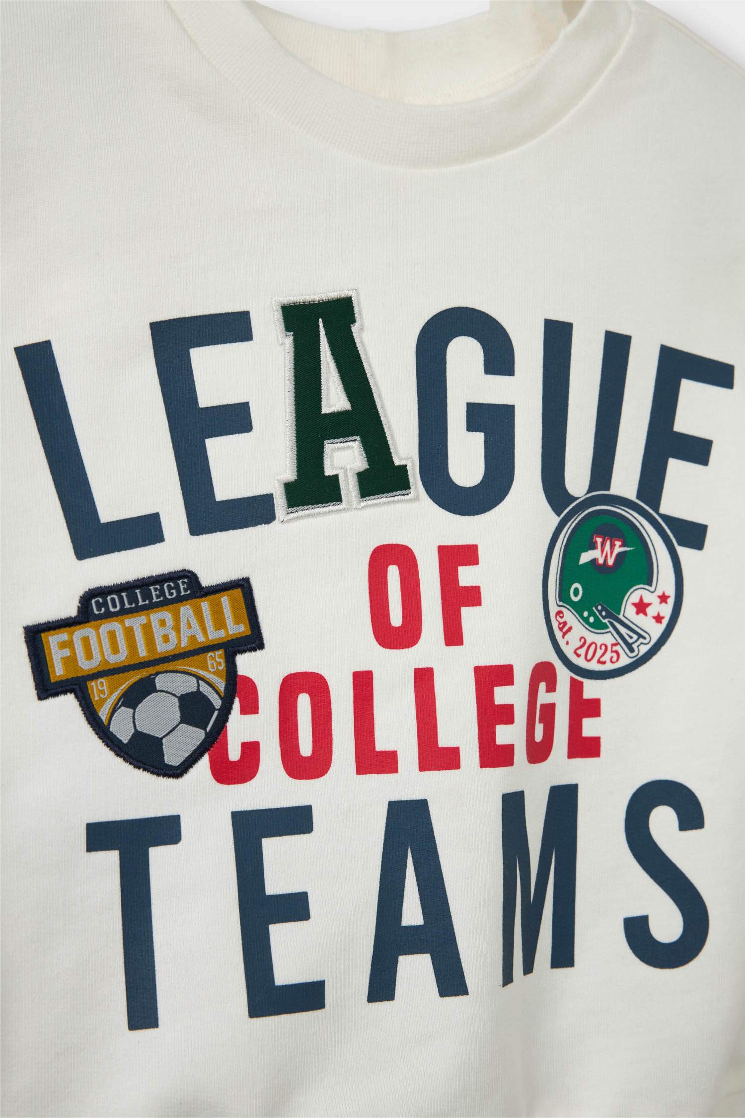 Erkek Bebek 2'li Takım Baskılı Sweatshirt Pantolon