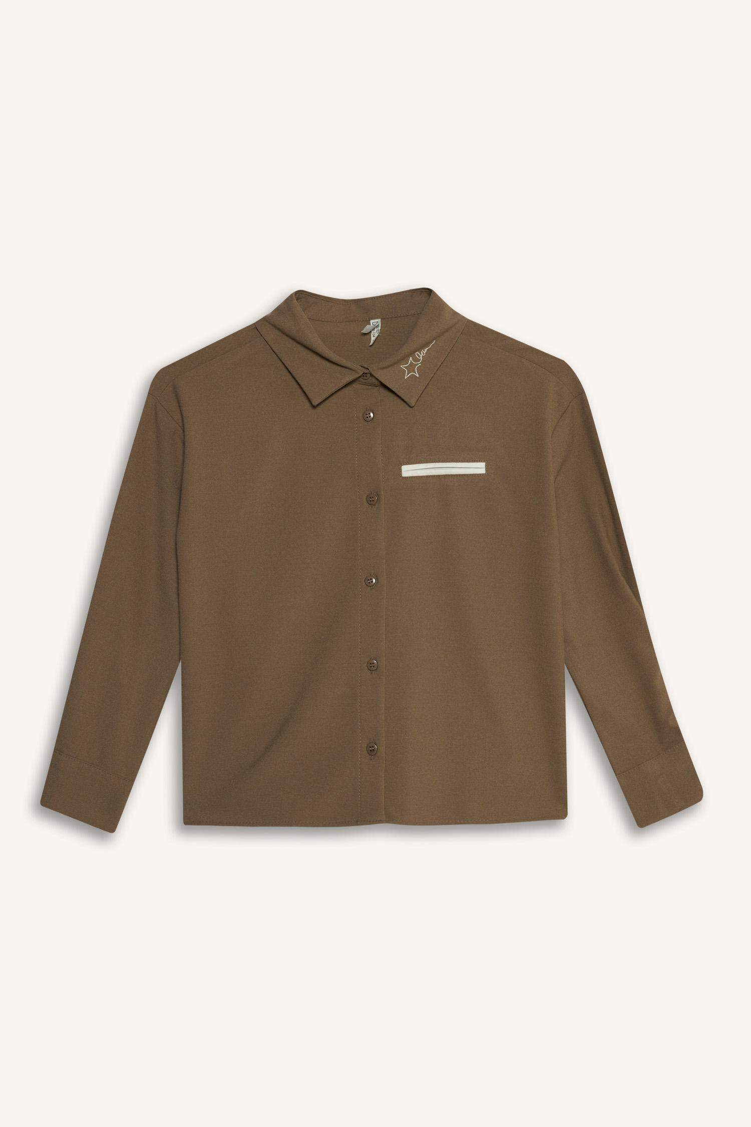 Girl Regular Fit Long Sleeve Shirt