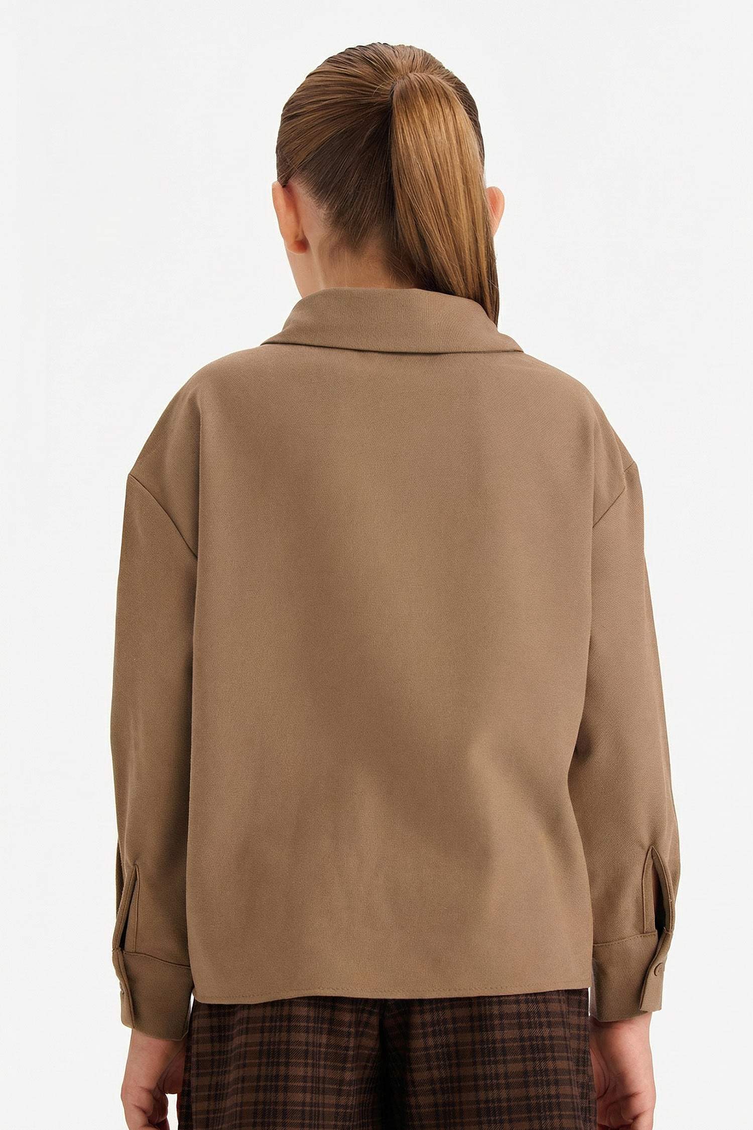 Chemise à manches longues imprimée pour fille