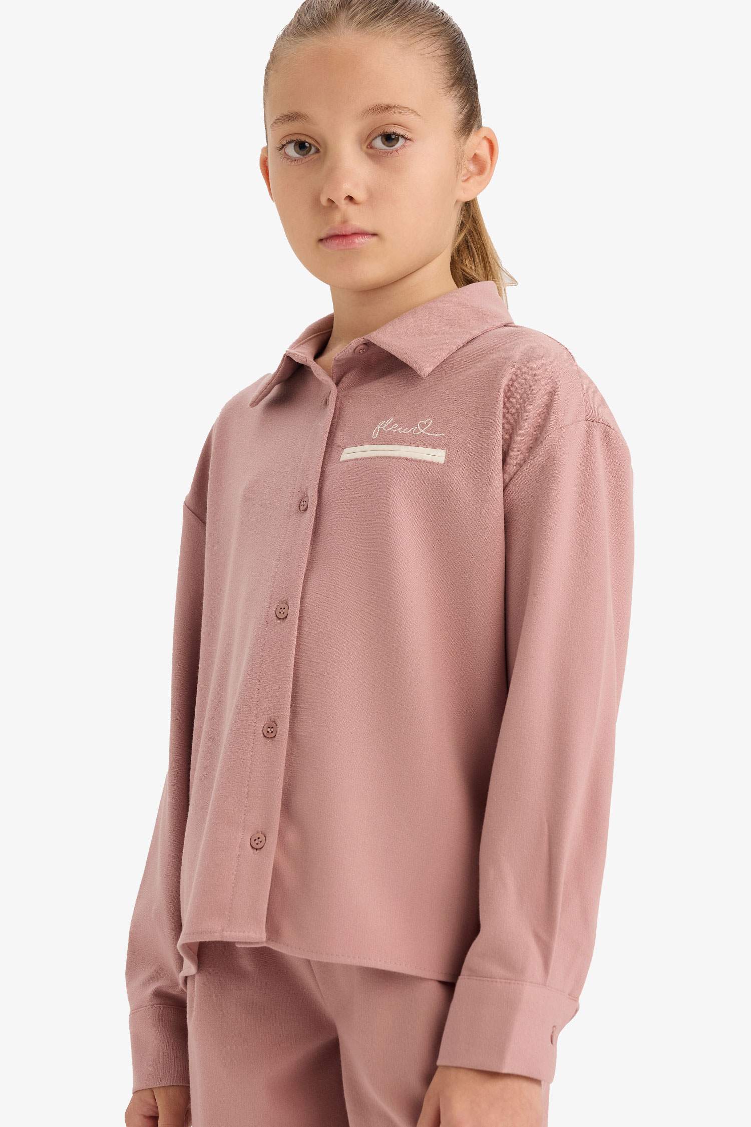 Girl Regular Fit Long Sleeve Shirt