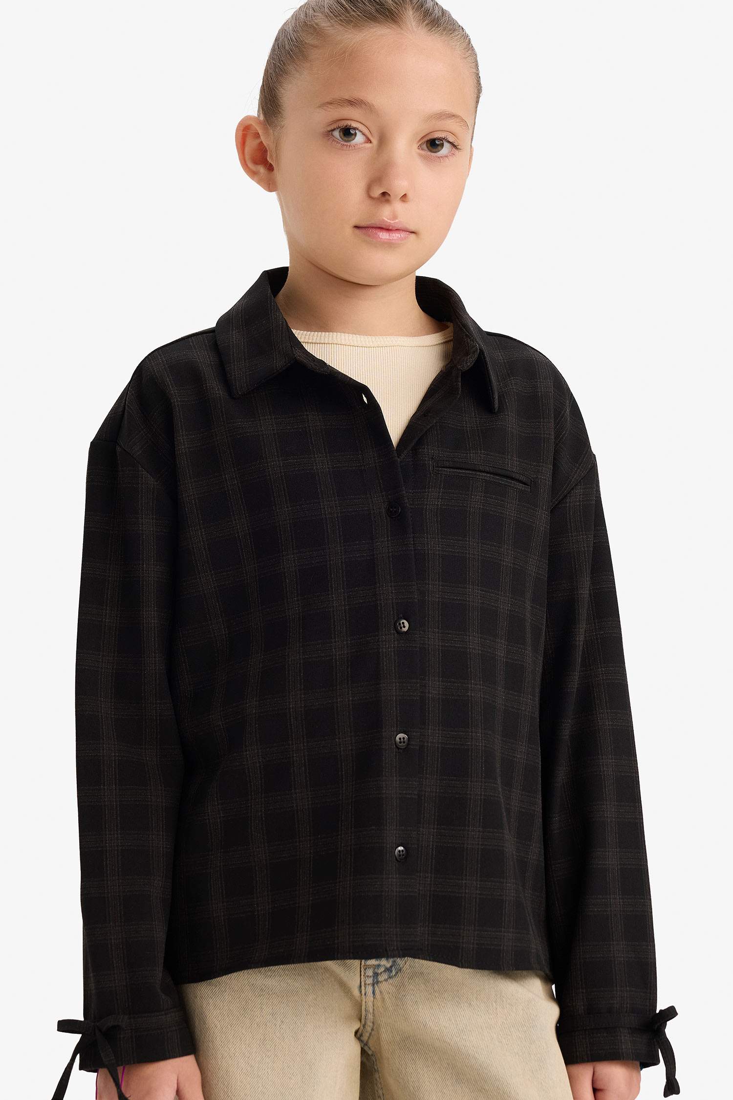 Girl Regular Fit Long Sleeve Shirt