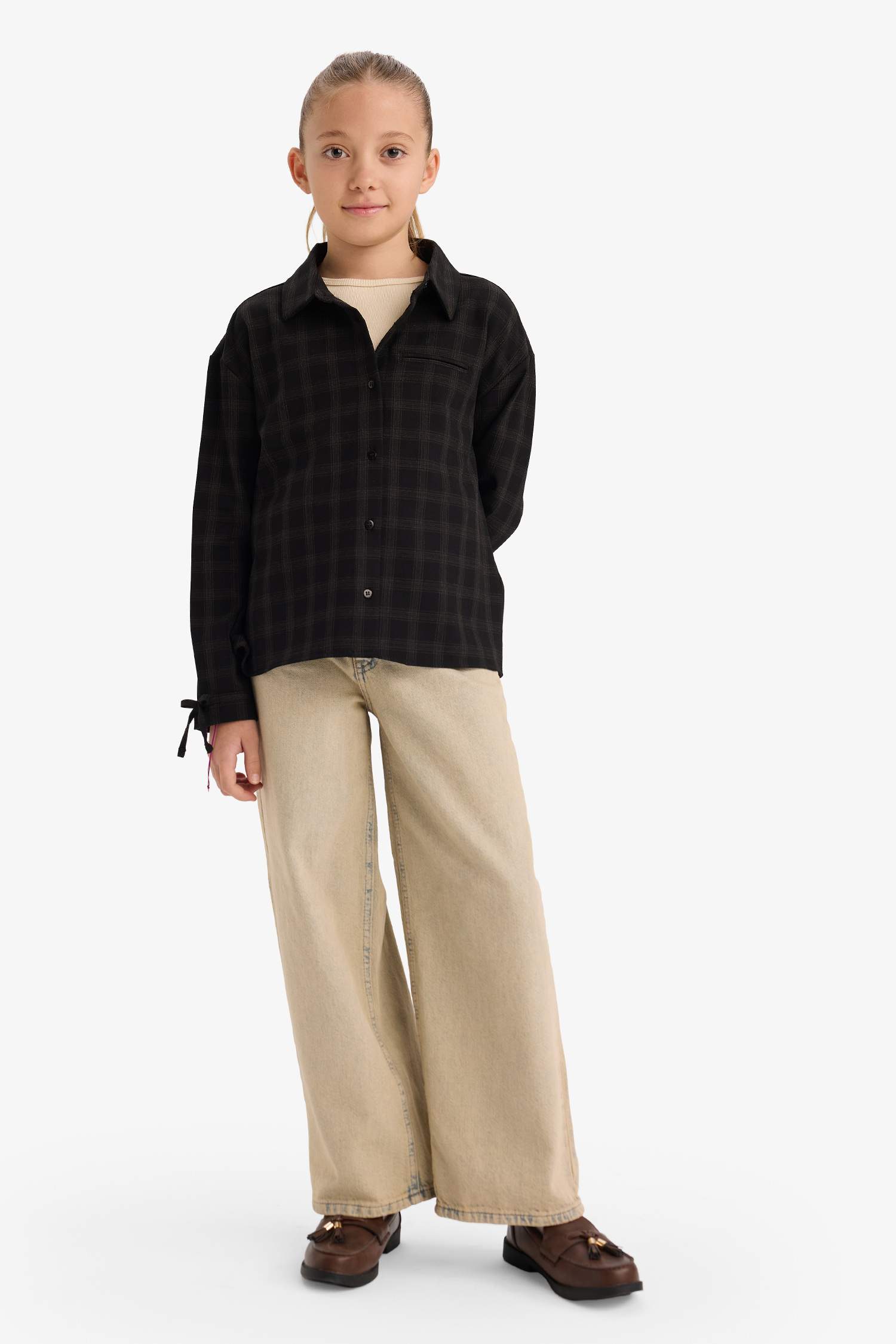 Girl Regular Fit Long Sleeve Shirt