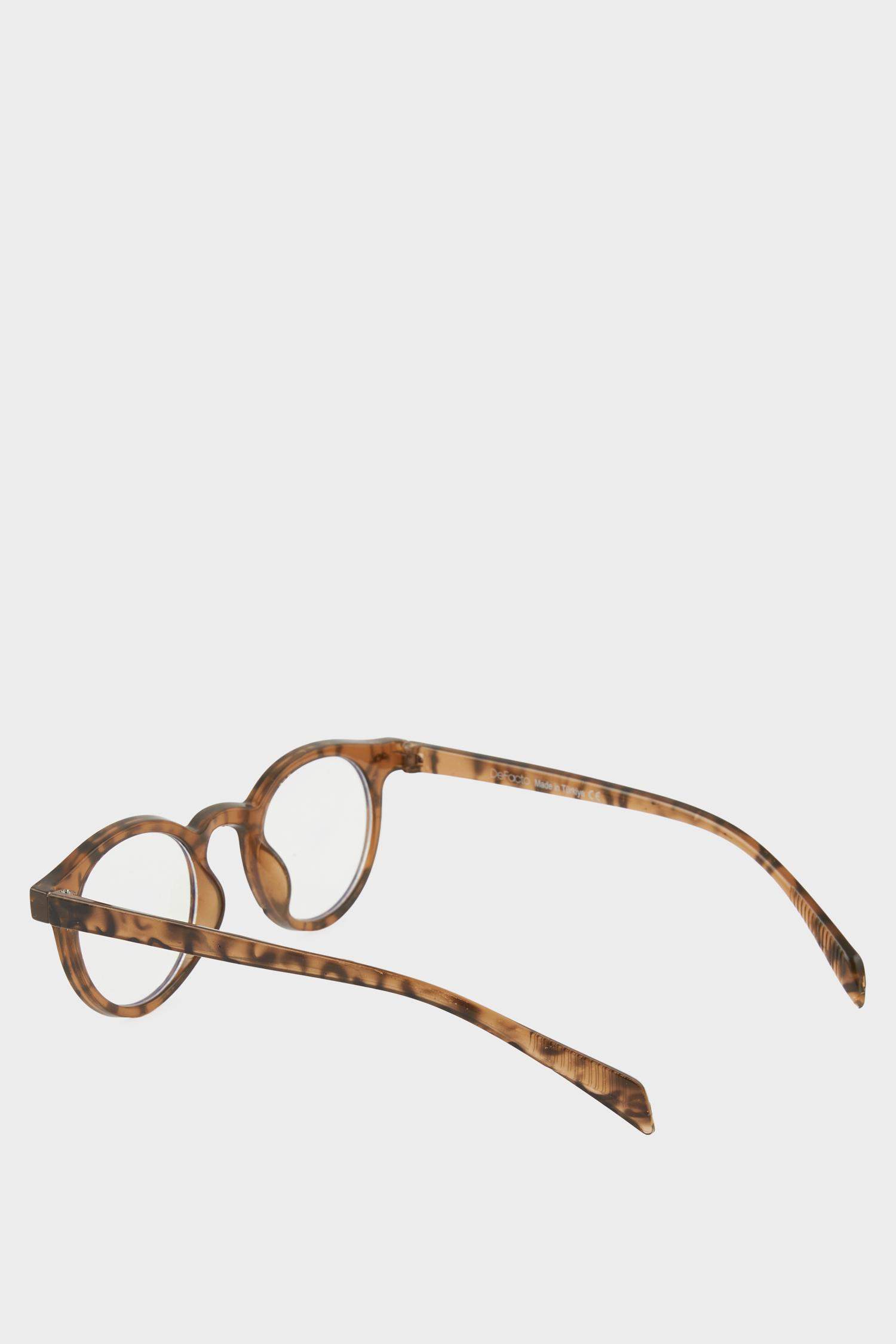 Kadın Yuvarlak Desenli Gözlük