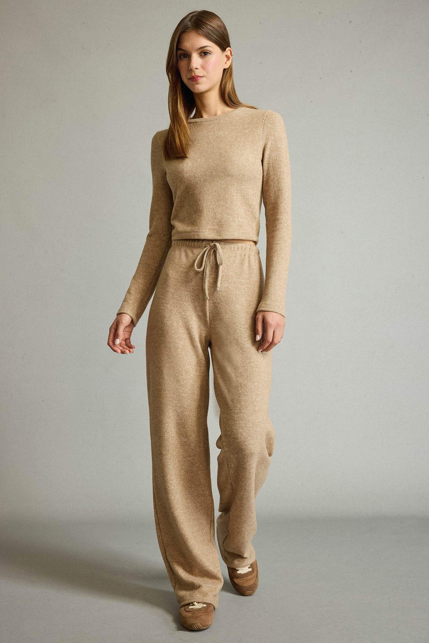 Regular Fit Normal Bel Beli Lastikli Pantolon