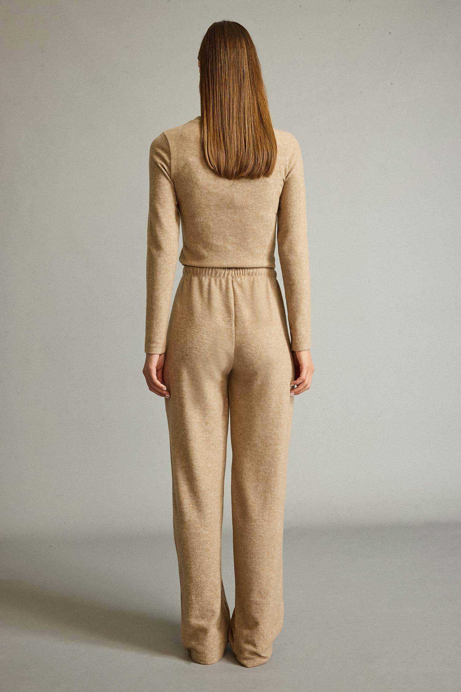 Regular Fit Normal Bel Beli Lastikli Pantolon