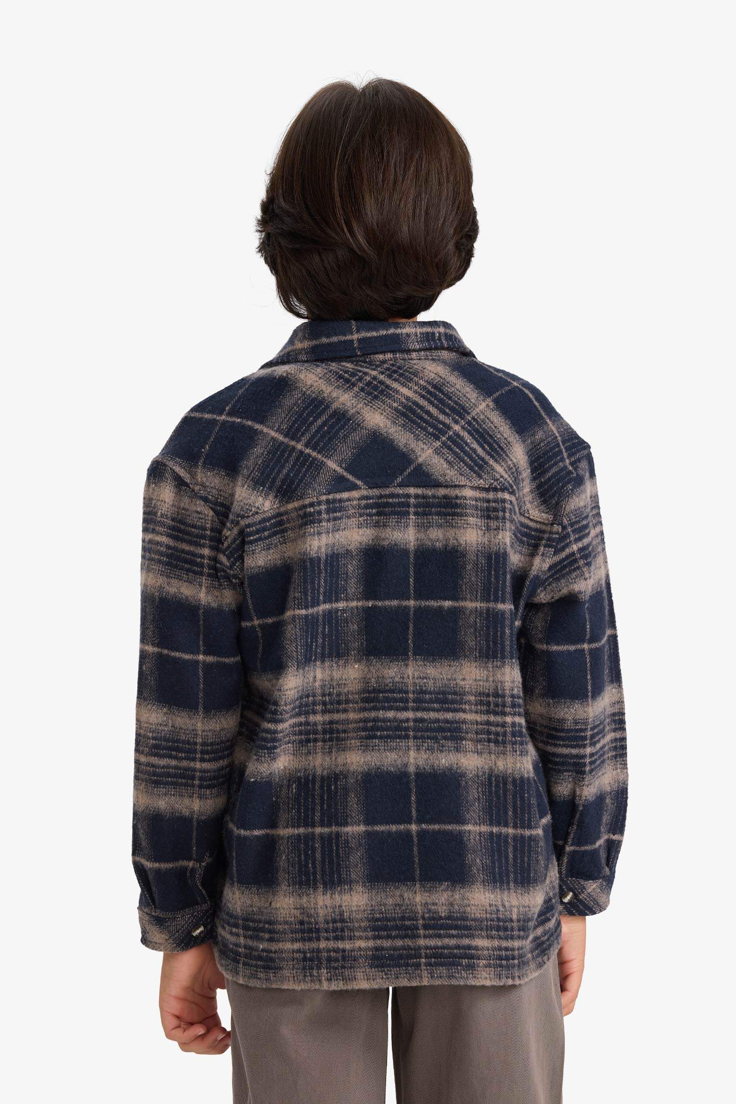Regular Fit Plaid Long Sleeve Shirt