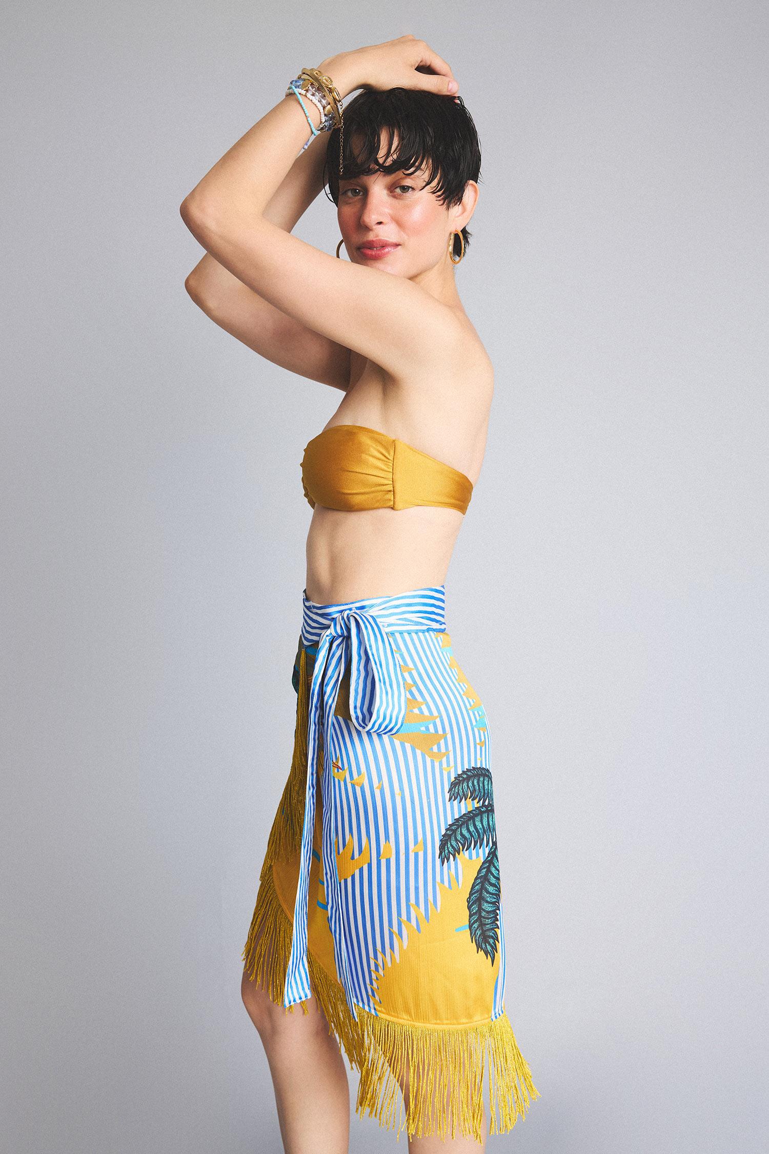 DeFacto Jaquette x DeFacto Straplez Bikini Üstü görsel 5