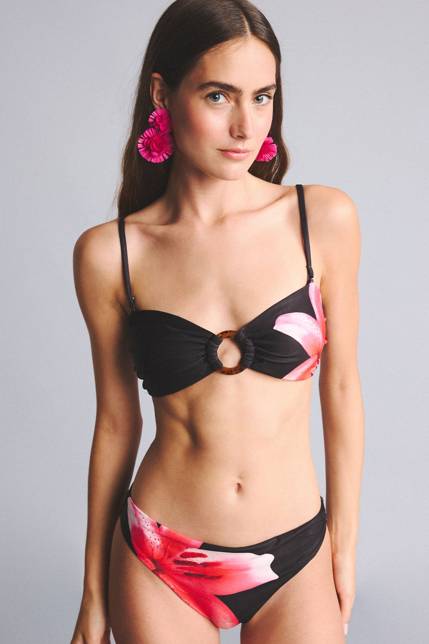 DeFacto Regular Fit Çiçekli Bikini Alt görsel 2
