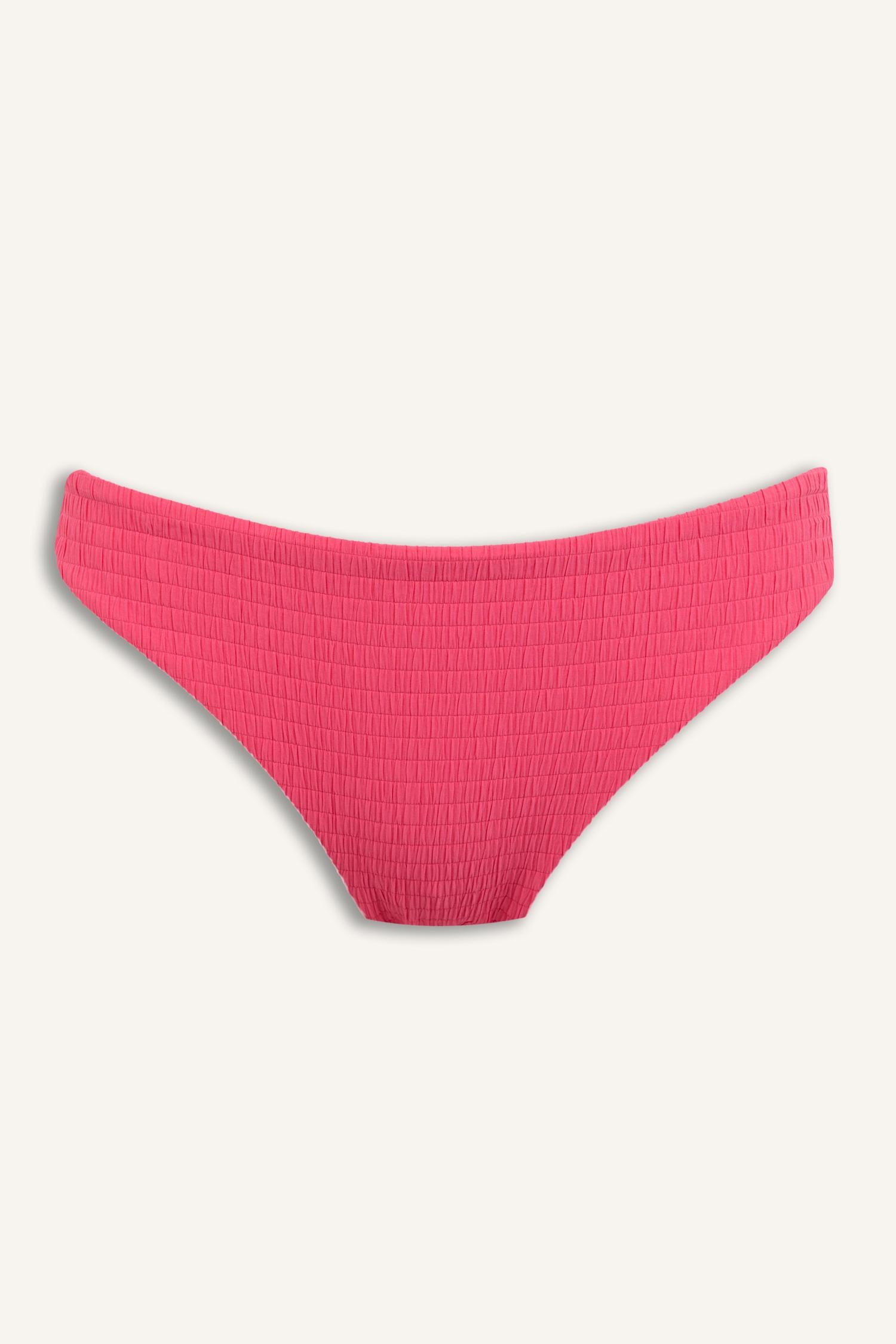 DeFacto Regular Fit Kırışık Dokulu Bikini Alt görsel 5
