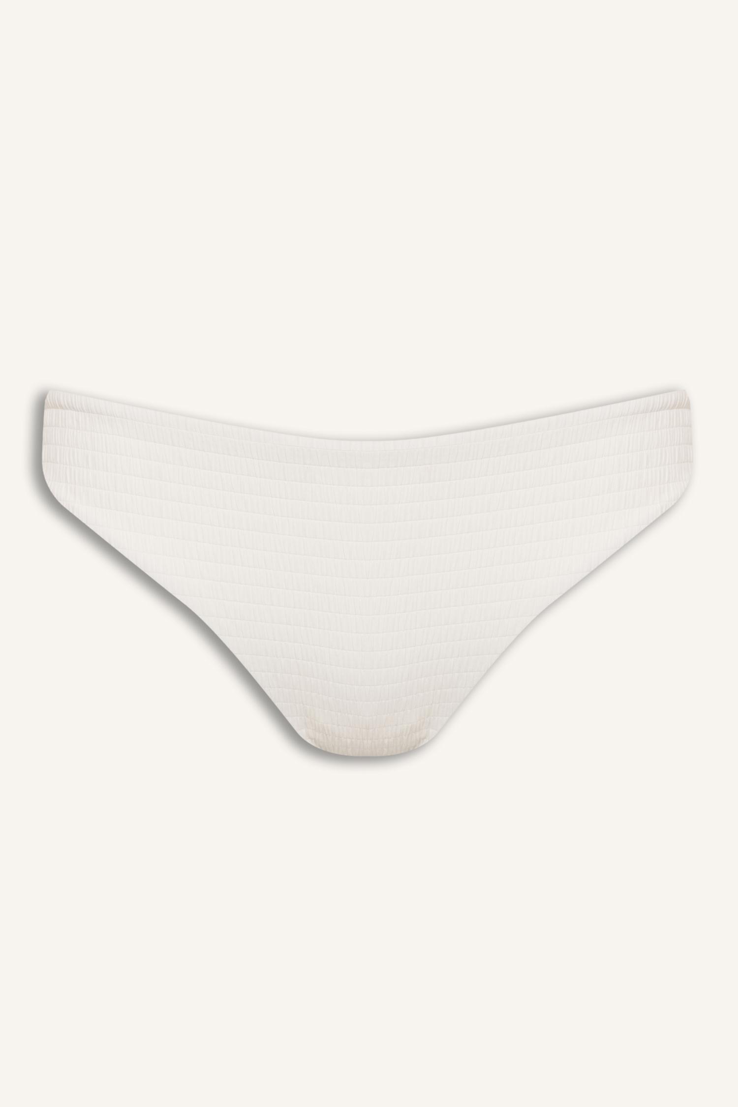 DeFacto Regular Fit Kırışık Dokulu Bikini Alt görsel 6