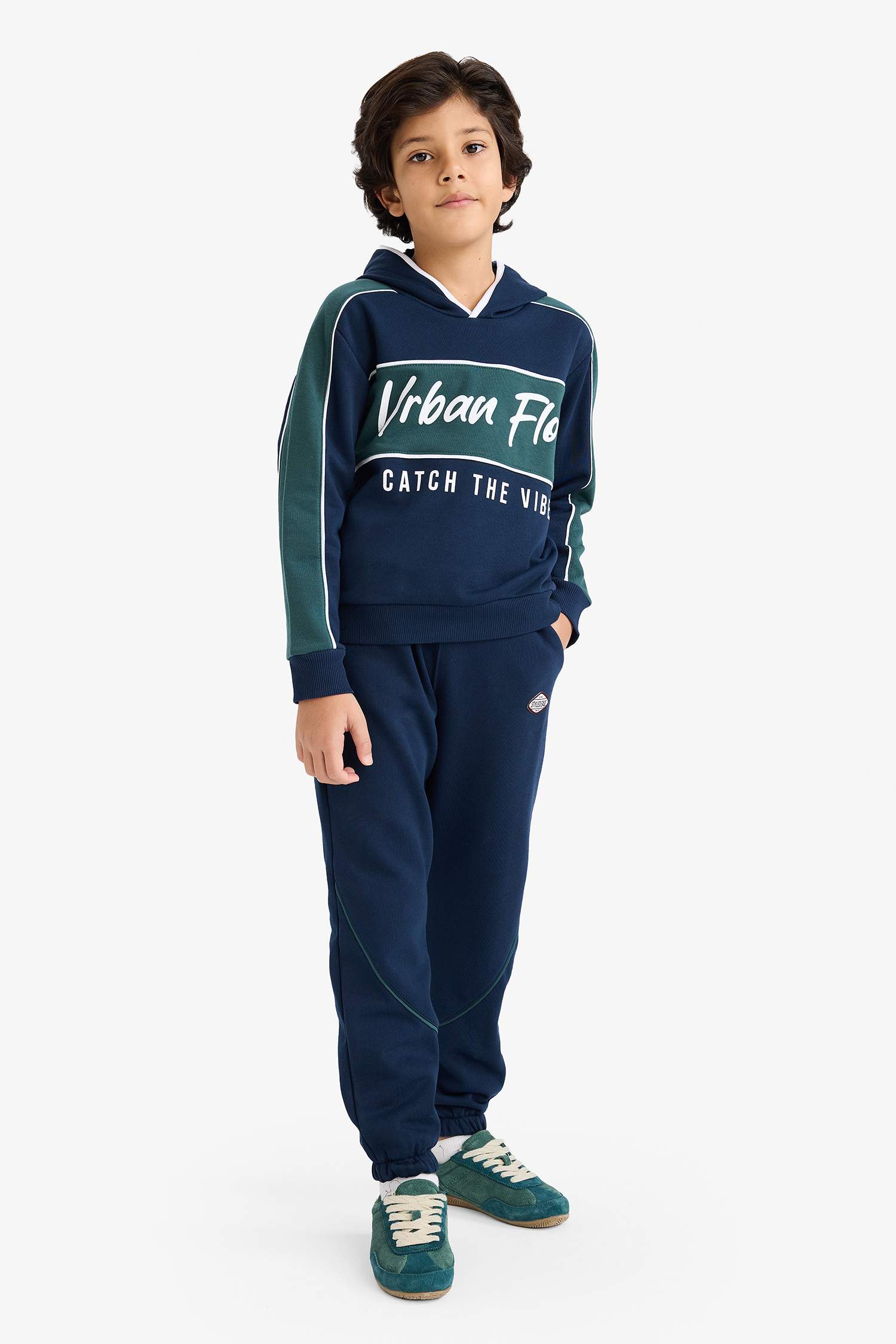 Boy Thick Sweatshirt Fabric 2 Piece Set