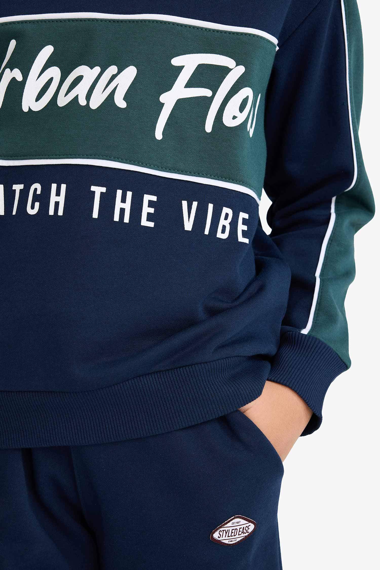 Boy Thick Sweatshirt Fabric 2 Piece Set