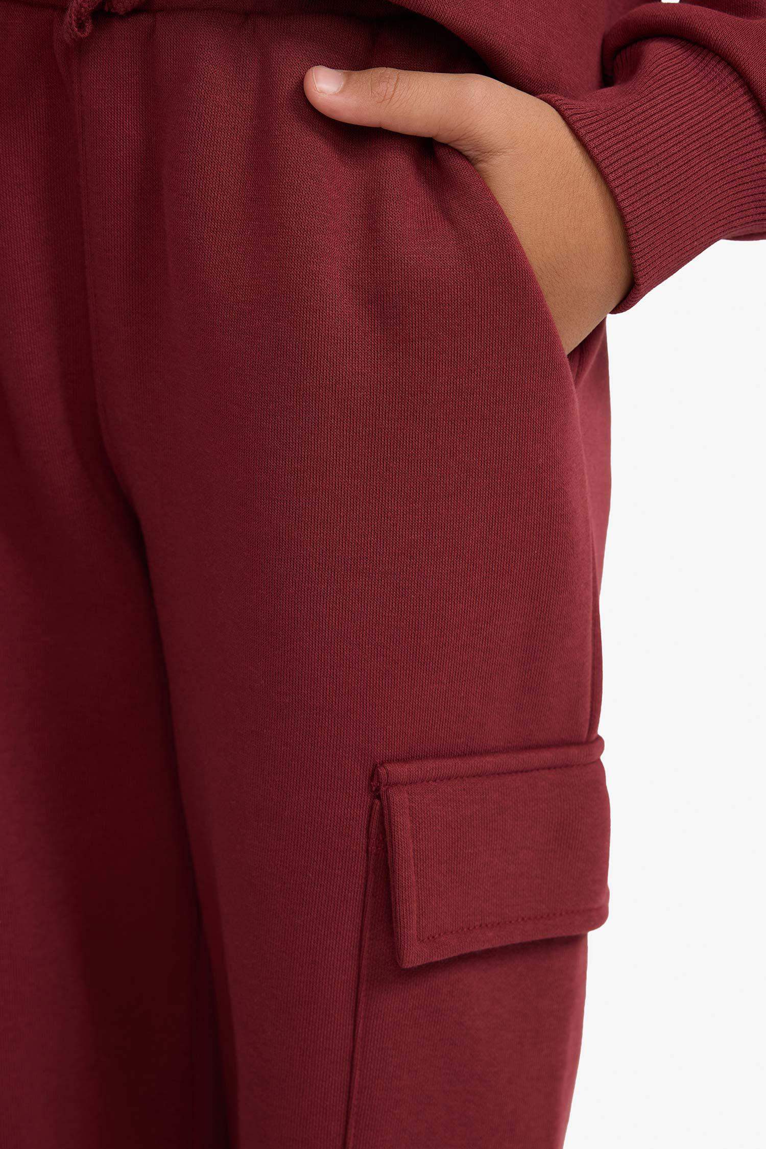 Erkek Çocuk Loose Fit Kargo Cepli Beli Lastikli Eşofman Altı