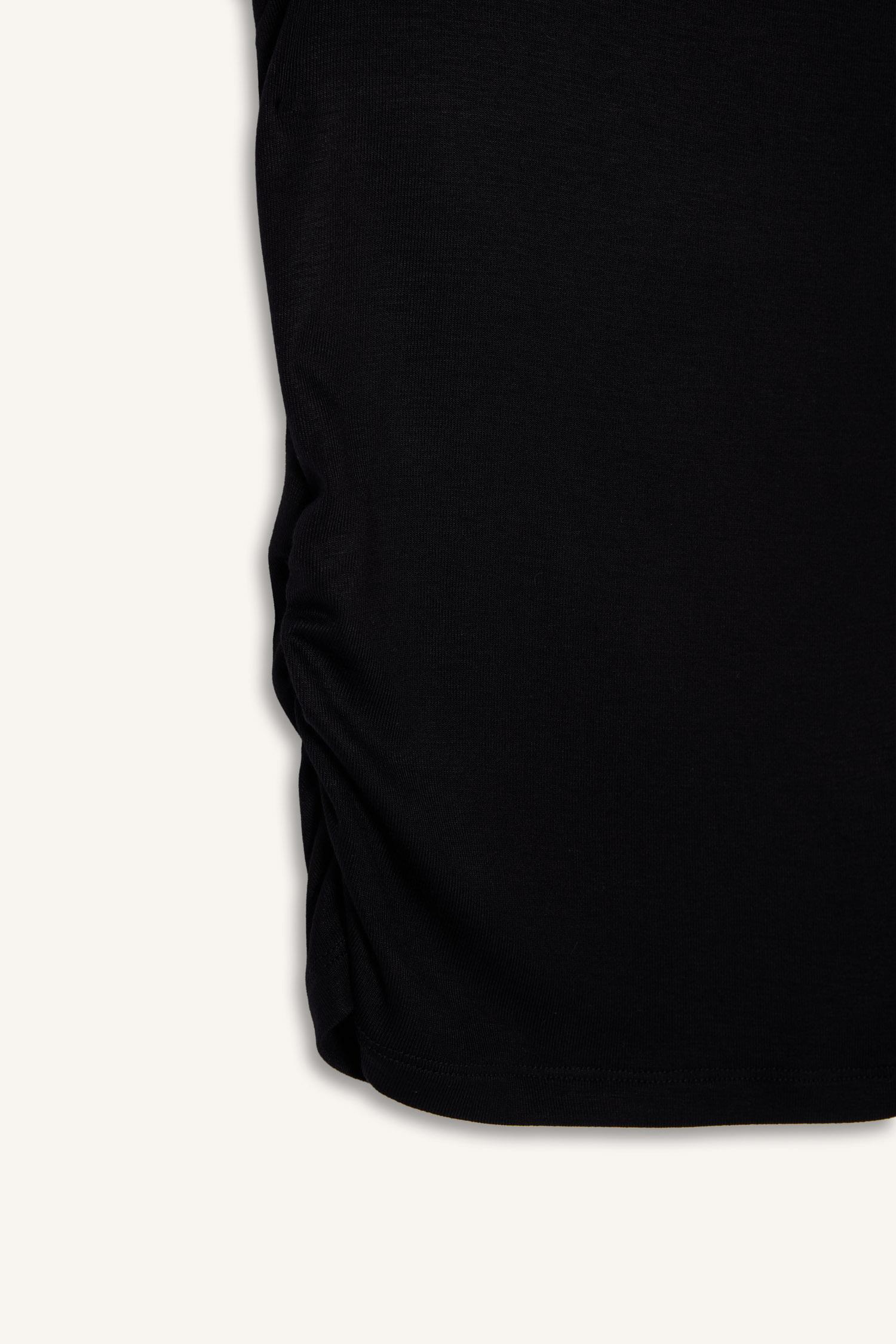 DeFacto Fitted Kısa kollu Modal Bluz görsel 6