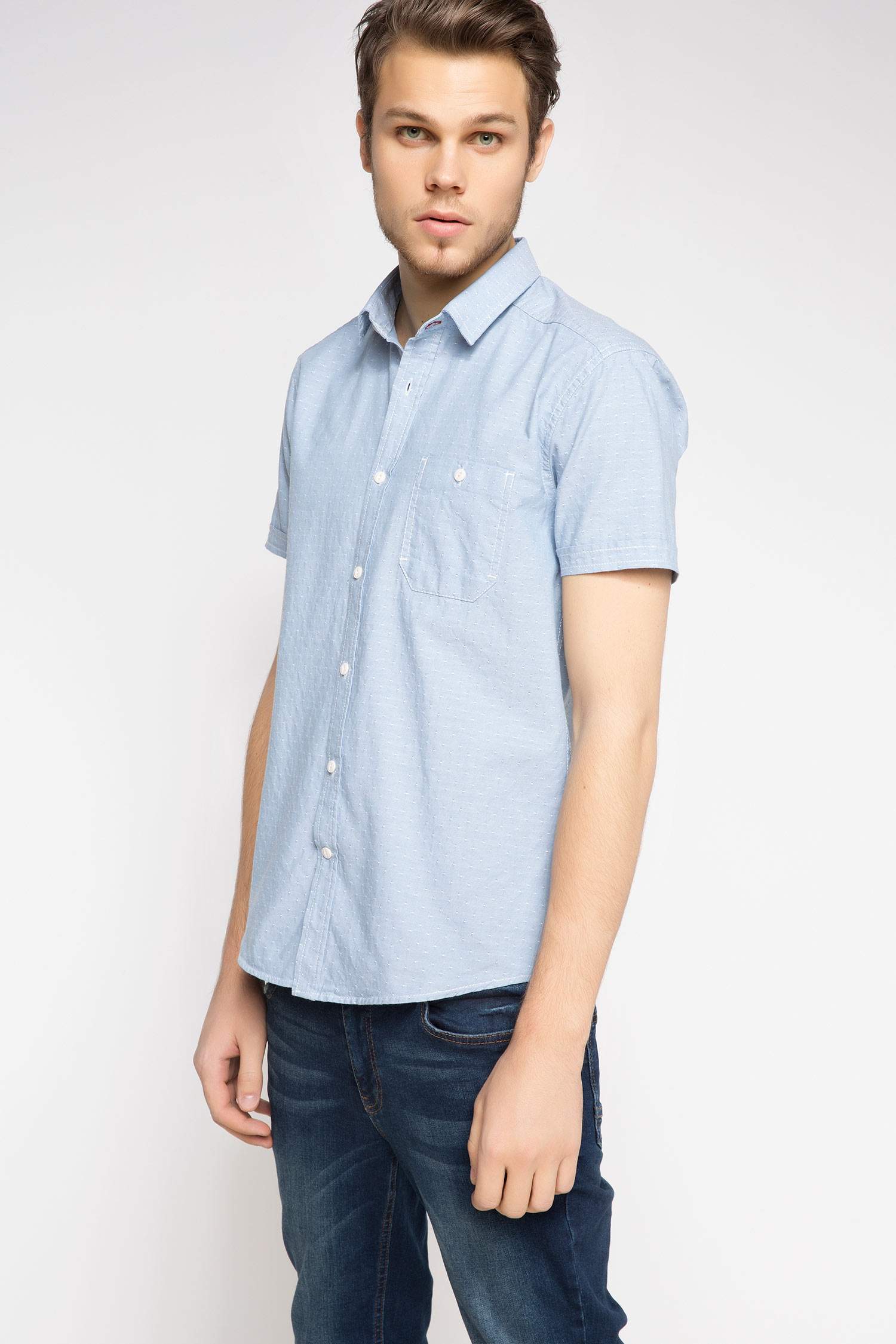 Defacto Tek Cep Gömlek. 1