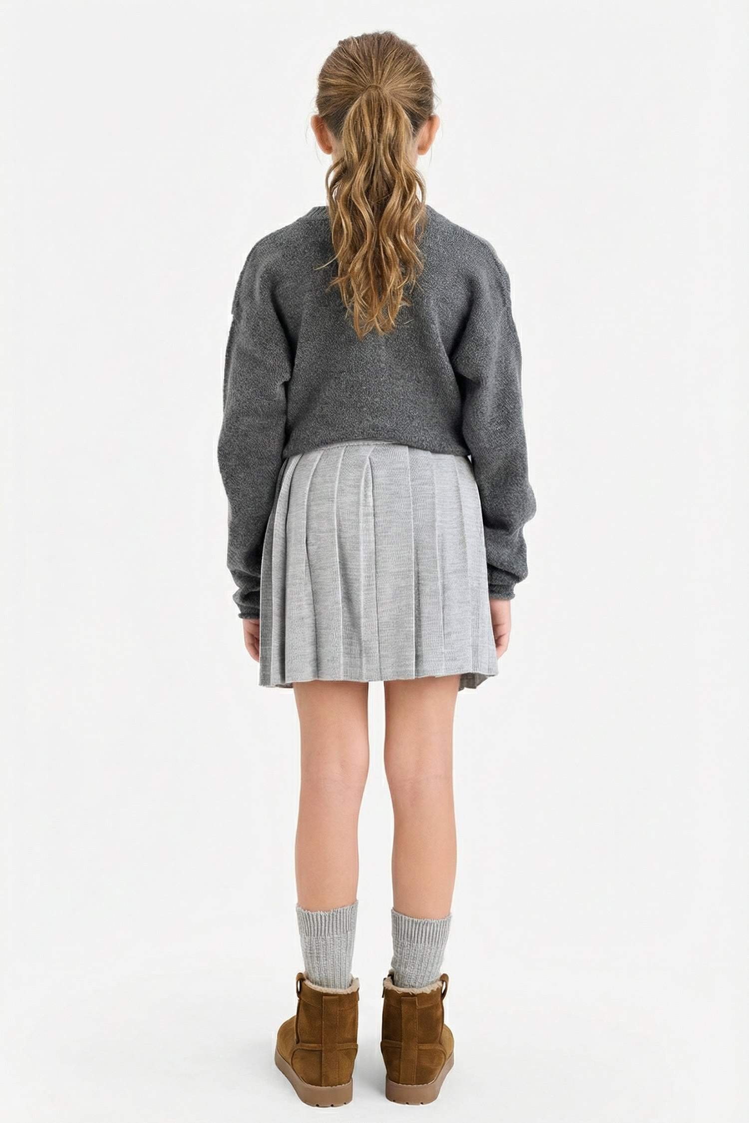 Kız Çocuk Pileli Etek