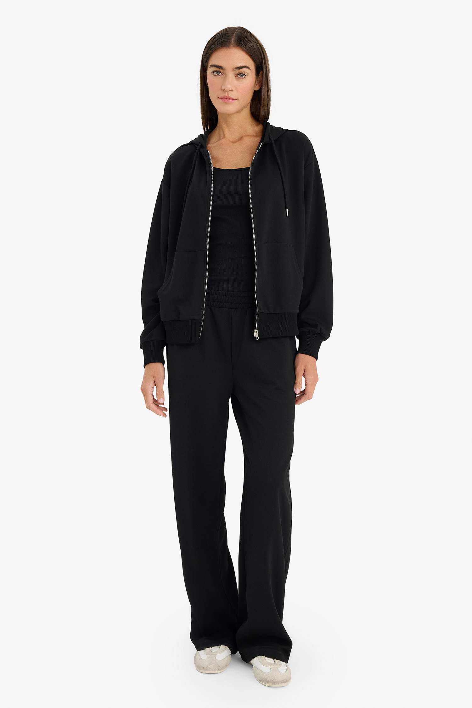 Relax Fit Hooded Cardigan