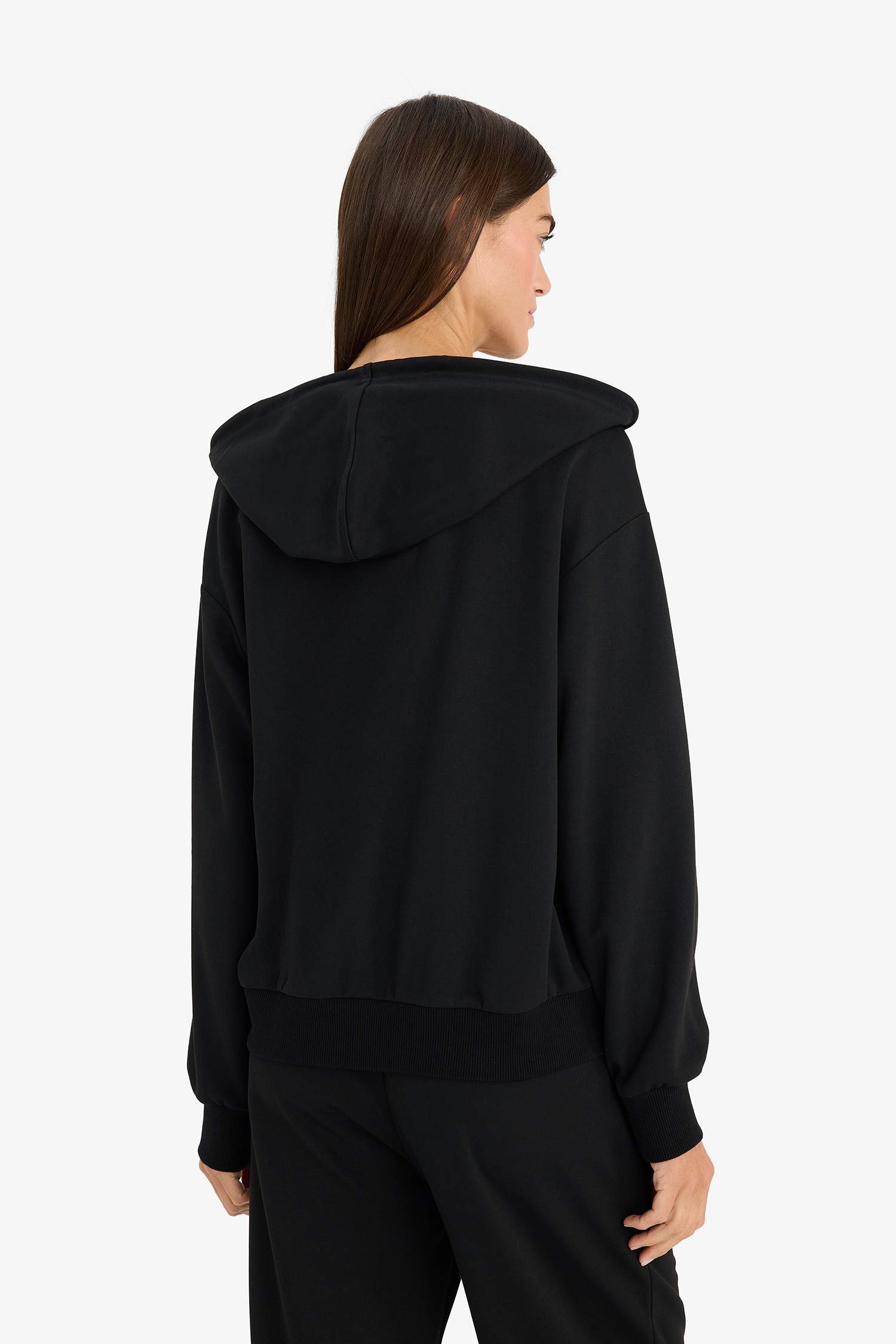 Relax Fit Hooded Cardigan