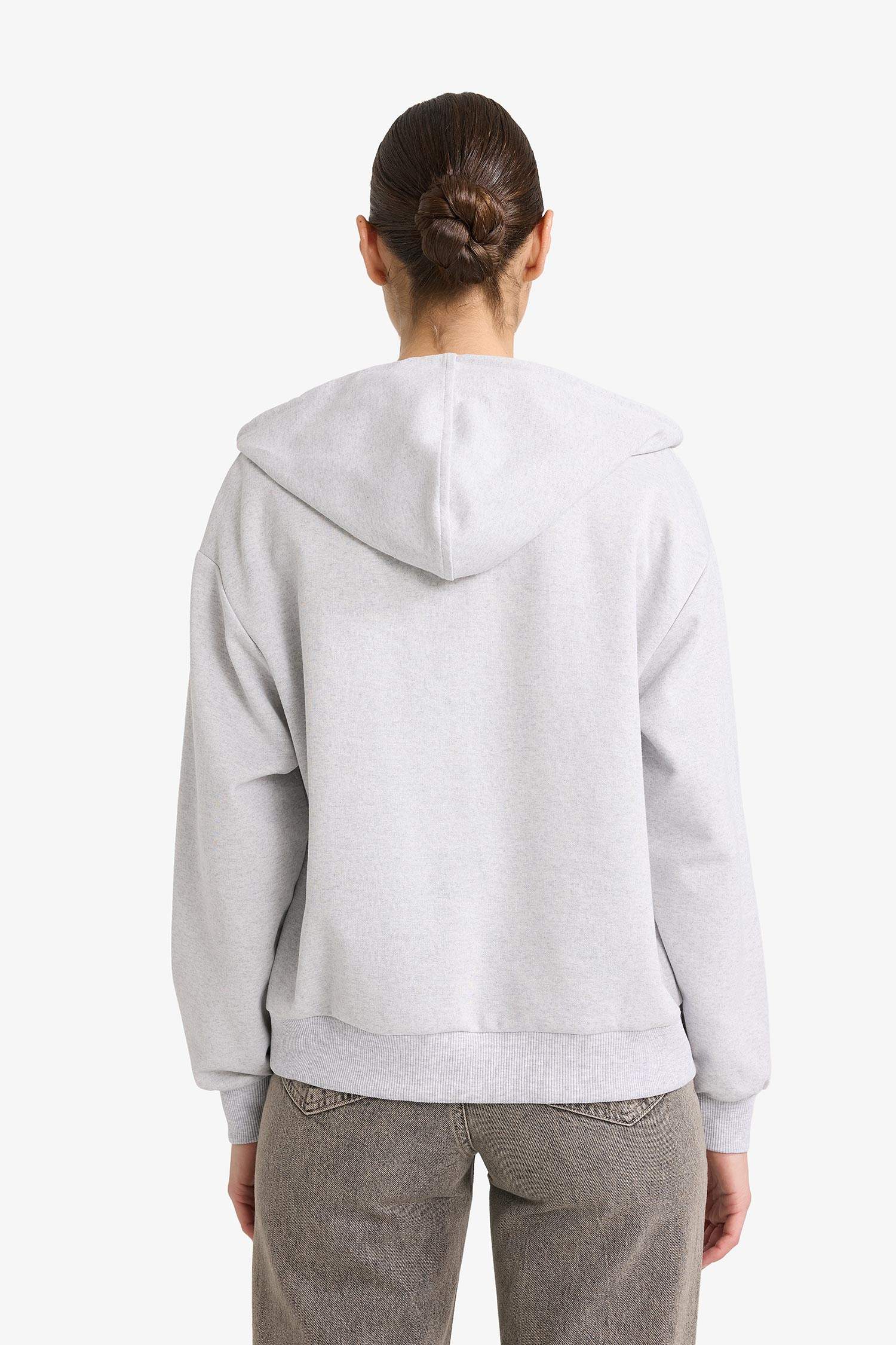 Relax Fit Hooded Cardigan